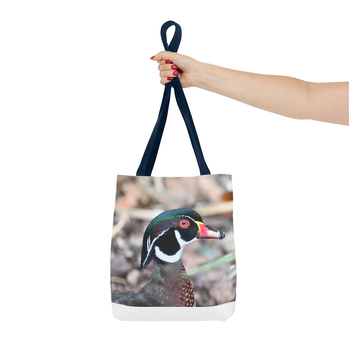 Wood Duck Tote Bag, Nature Lover Eco-Friendly Tote, Gift for Bird Enthusiasts, Stylish Reusable Shopping Bag, Photography Art Bag