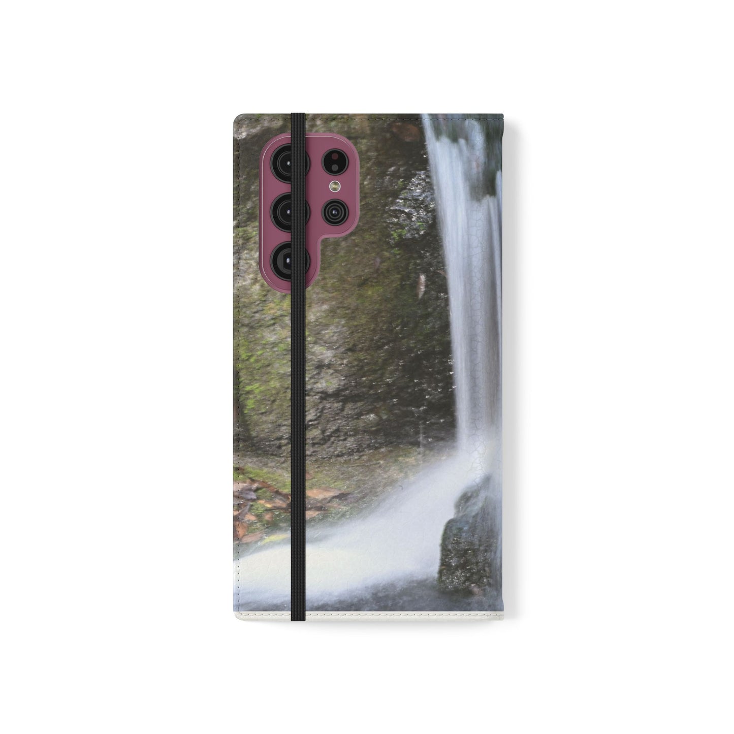 Scenic Waterfall Flip Case, Nature Phone Wallet, Eco-Friendly Phone Accessory, Gift for Nature Lovers, Travel Must-Have