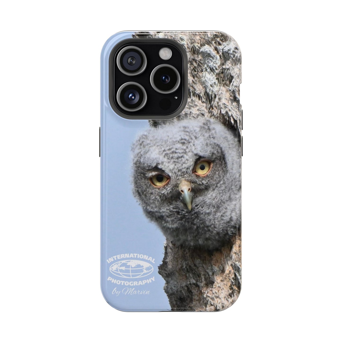 Owl Magnetic Tough Case, Wildlife Phone Case, Nature Lover Gift, Eco-Friendly Phone Cover, Customizable Phone Accessory