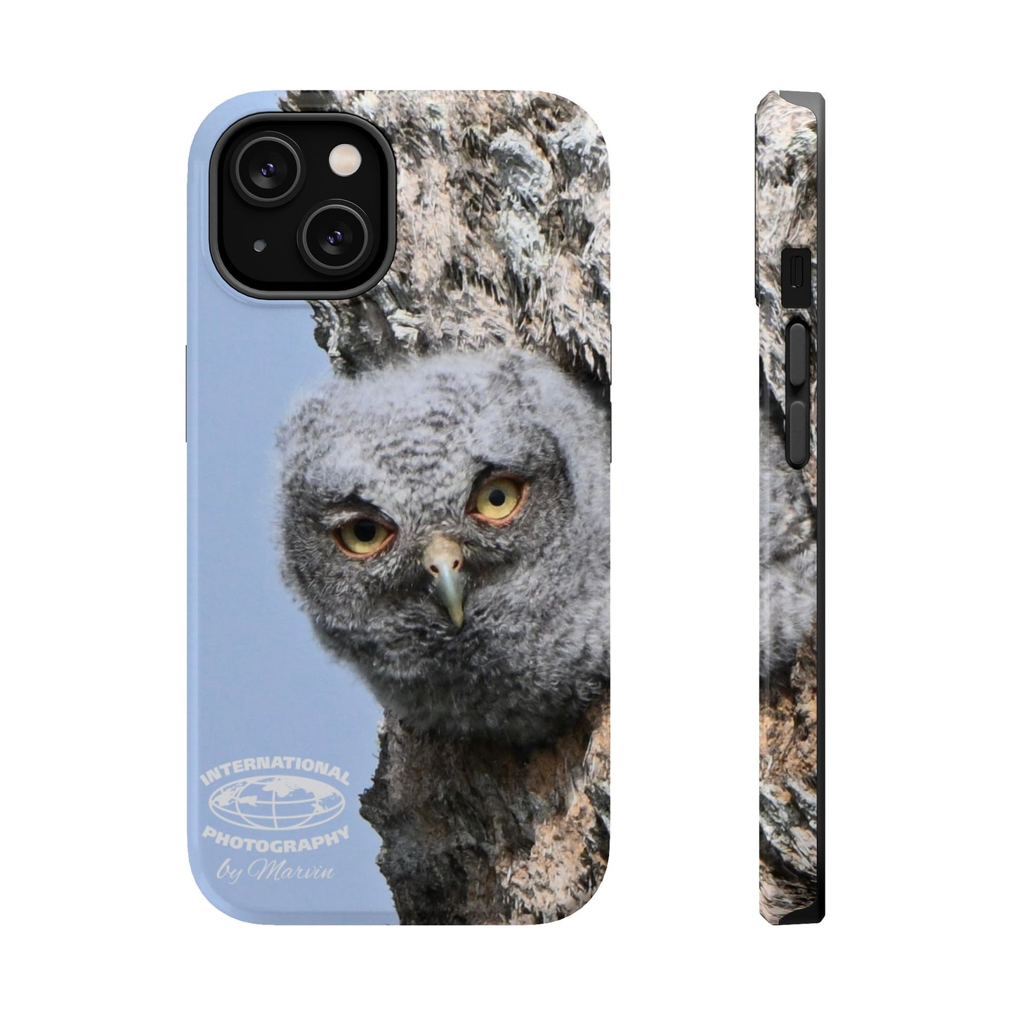 Owl Magnetic Tough Case, Wildlife Phone Case, Nature Lover Gift, Eco-Friendly Phone Cover, Customizable Phone Accessory