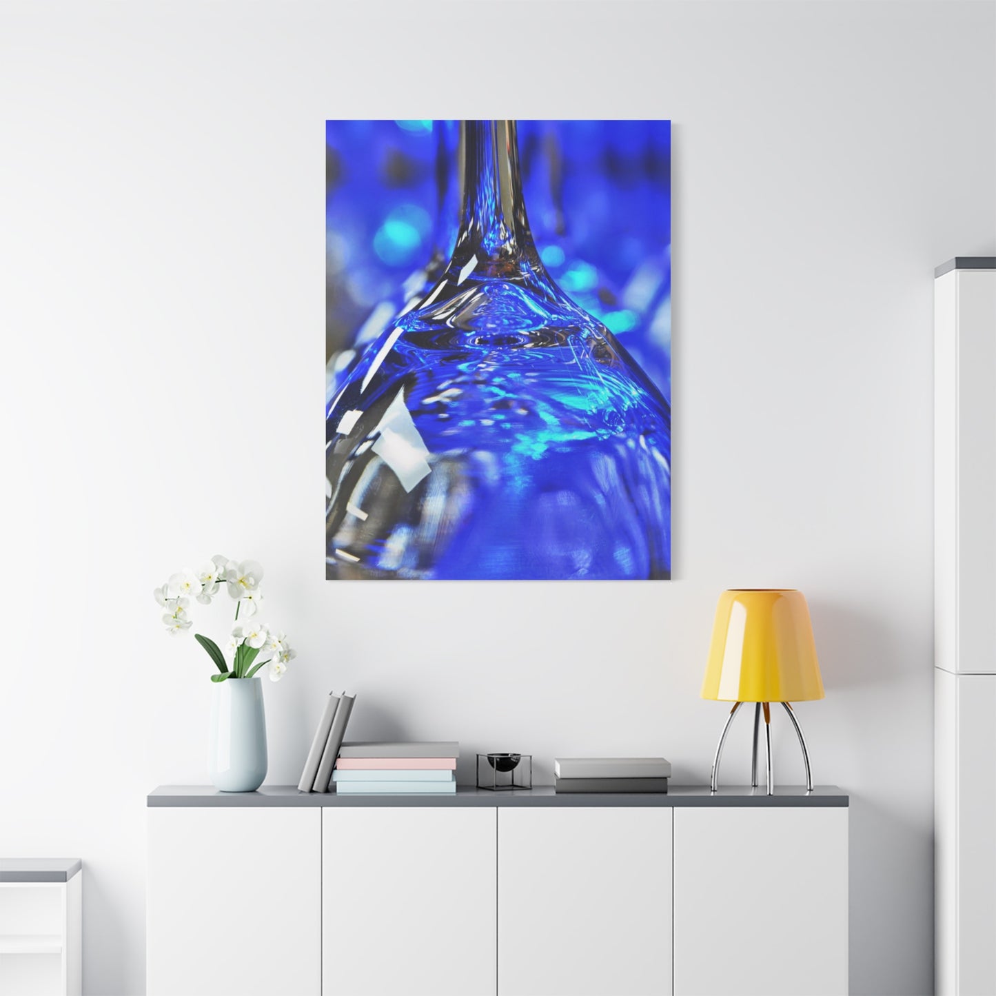Blue Reflection Canvas Art Print