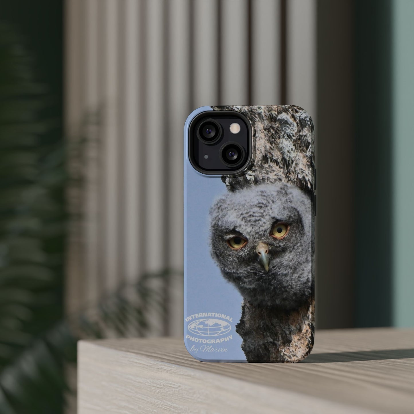 Owl Magnetic Tough Case, Wildlife Phone Case, Nature Lover Gift, Eco-Friendly Phone Cover, Customizable Phone Accessory