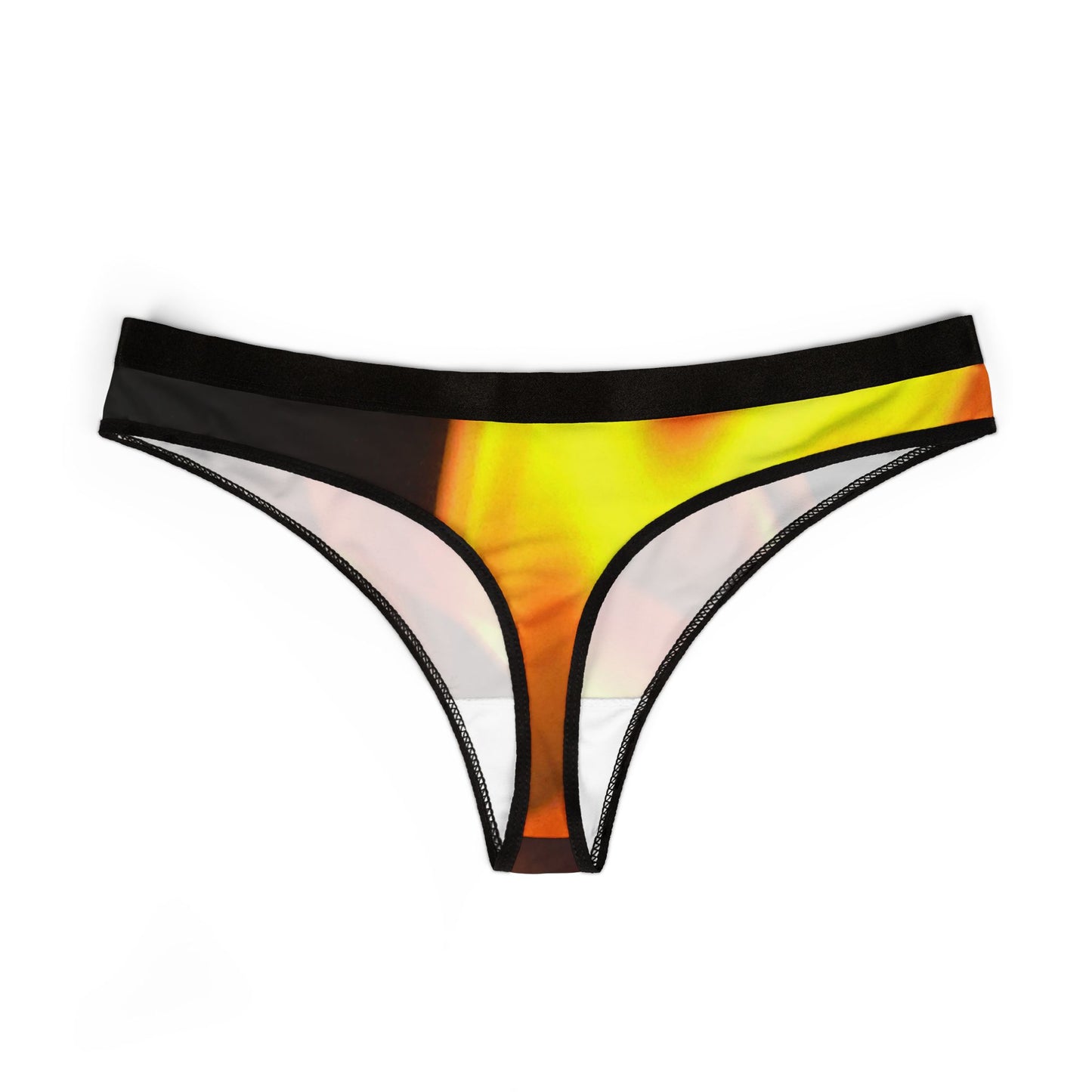 Women's Thongs - Vibrant Abstract Design, Flirty Underwear, Comfortable Lingerie, Gift for Her, Summer Essentials