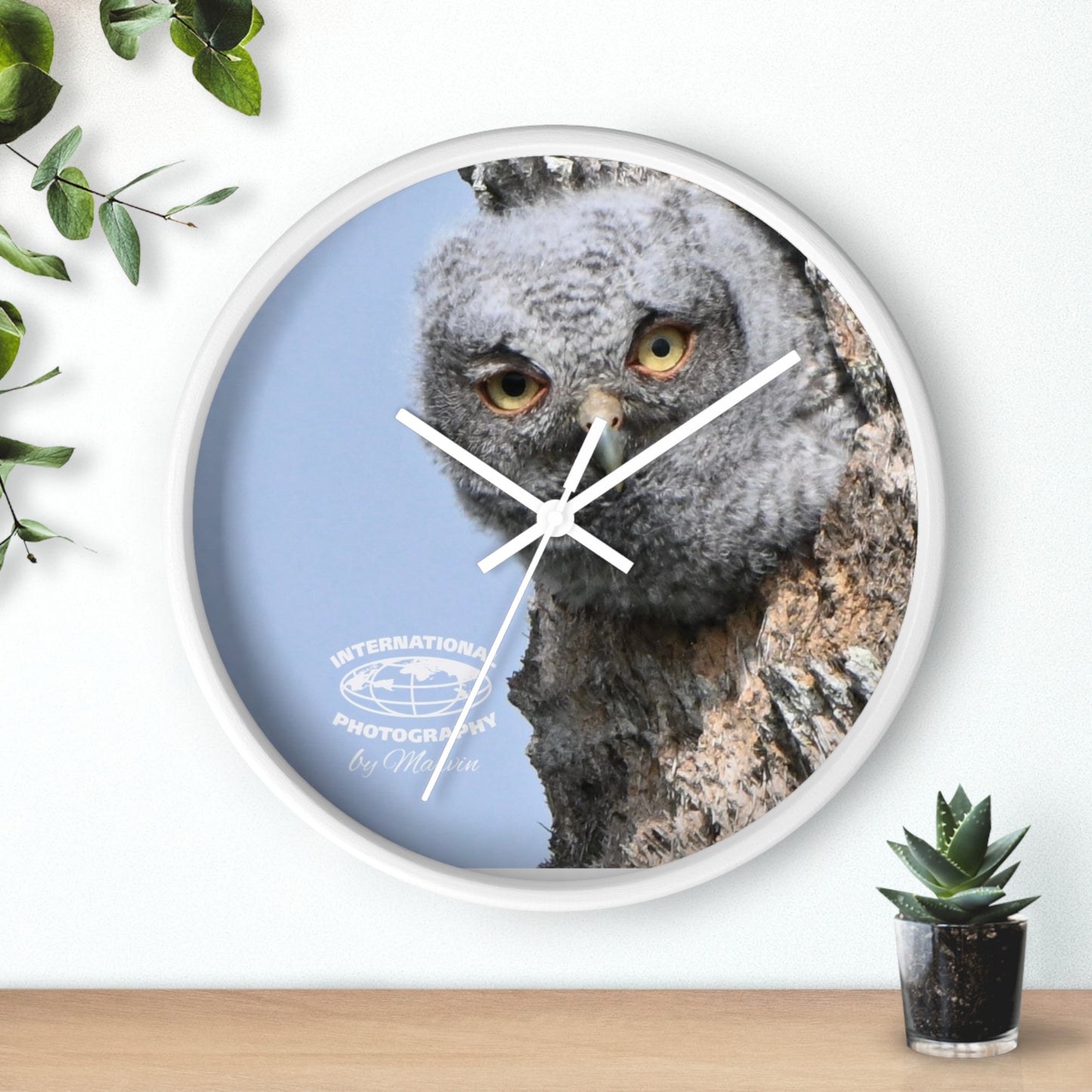 Whimsical Owl Wall Clock - Nature Lover Decor, Unique Home Gift, Bird Watcher Accessory, Kids Room Clock, Owl Enthusiast Present