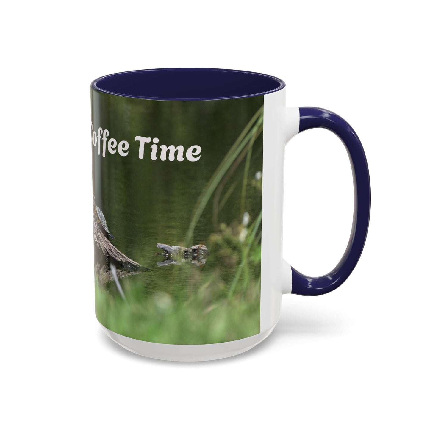 Nature-Inspired Coffee Mug with 'Coffee Time' Design - Perfect Gift for Nature Lovers