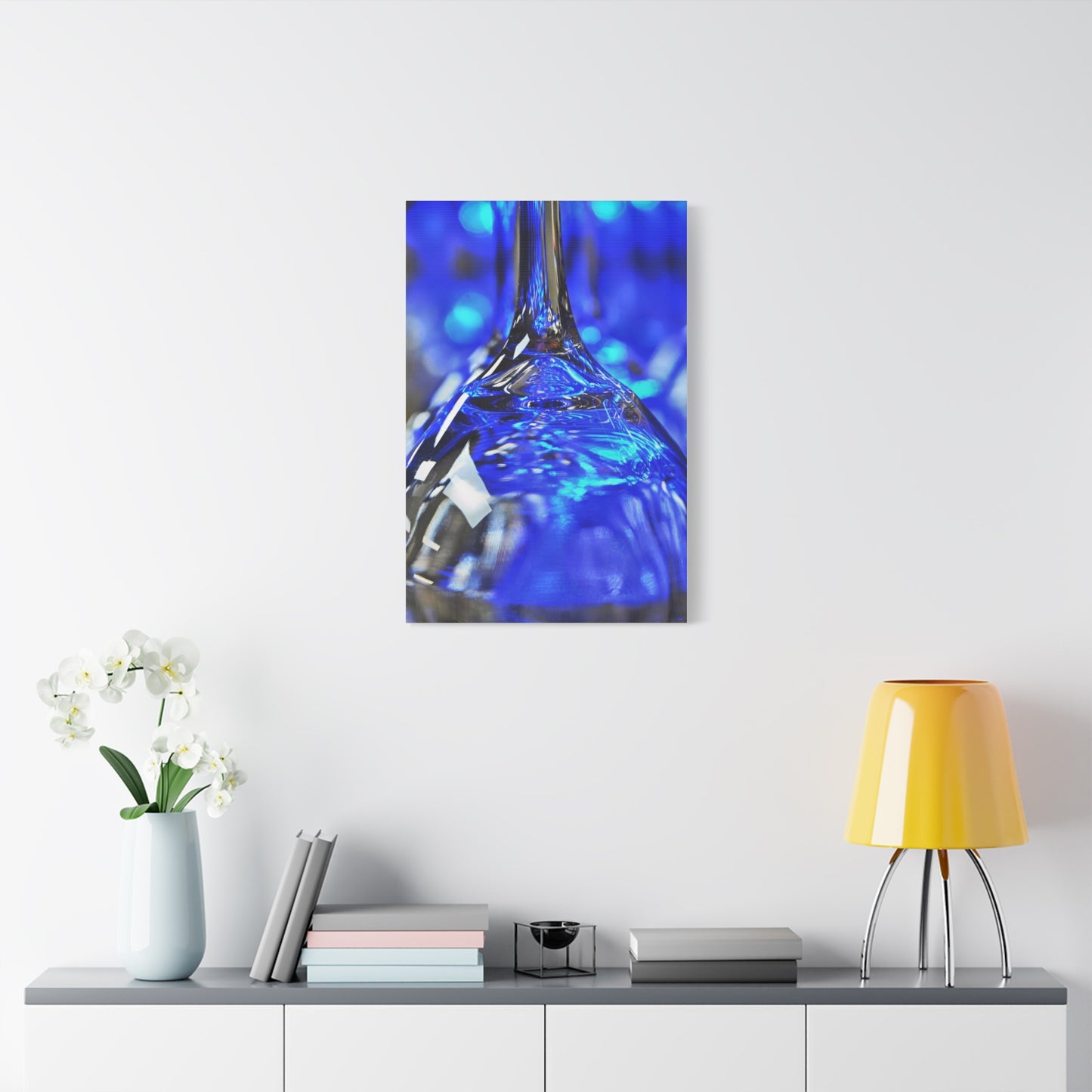 Blue Reflection Canvas Art Print