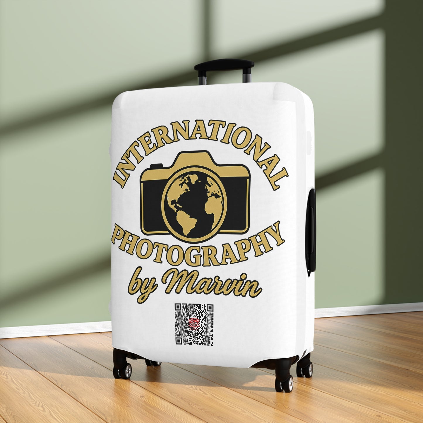 International Photography Luggage Cover — 'International Photography by Marvin' Travel Suitcase Protector