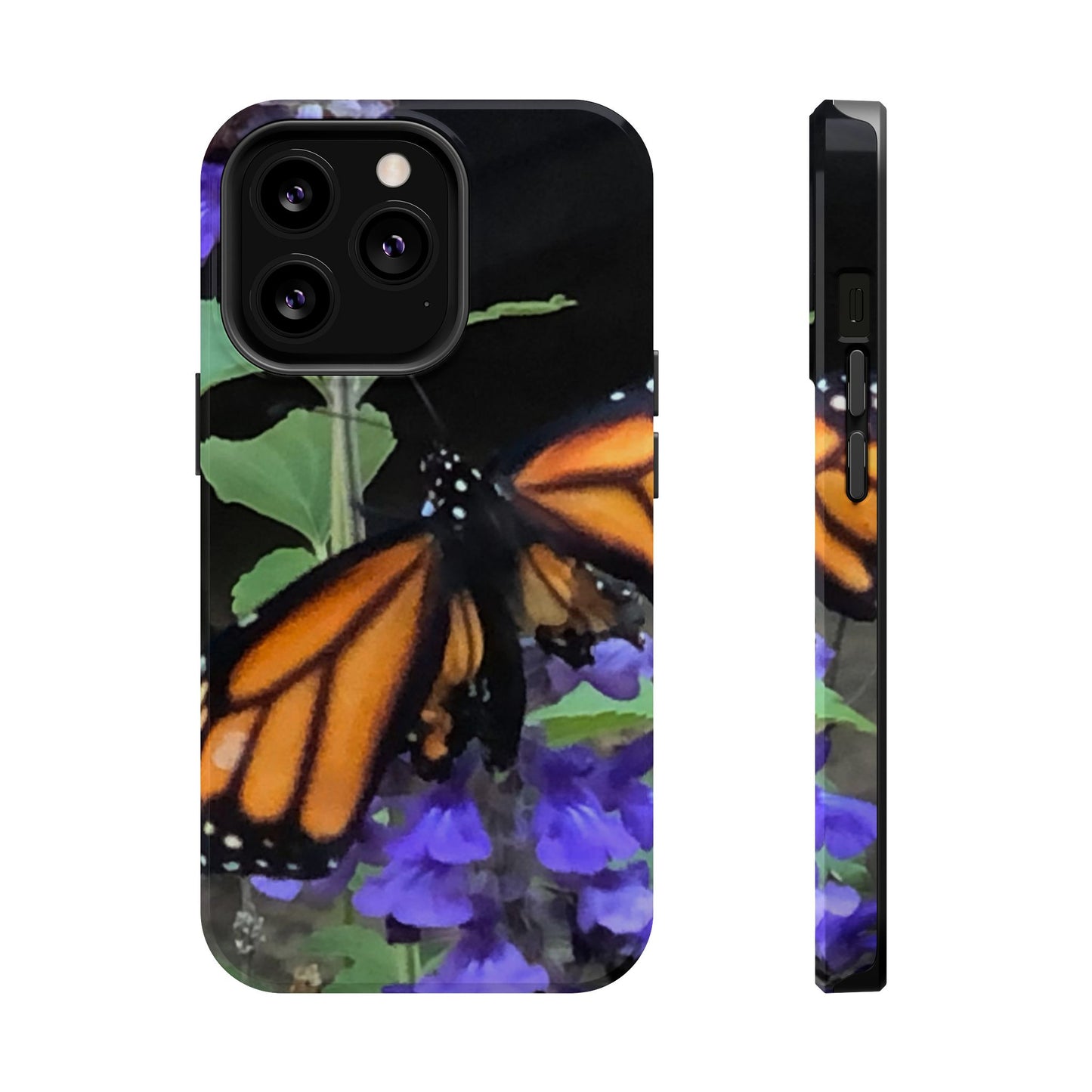 Butterfly Floral Magnetic Tough Cases, Nature Phone Cases, Gift for Nature Lovers, Eco-Friendly Cell Phone Case, Unique Smartphone Accessory