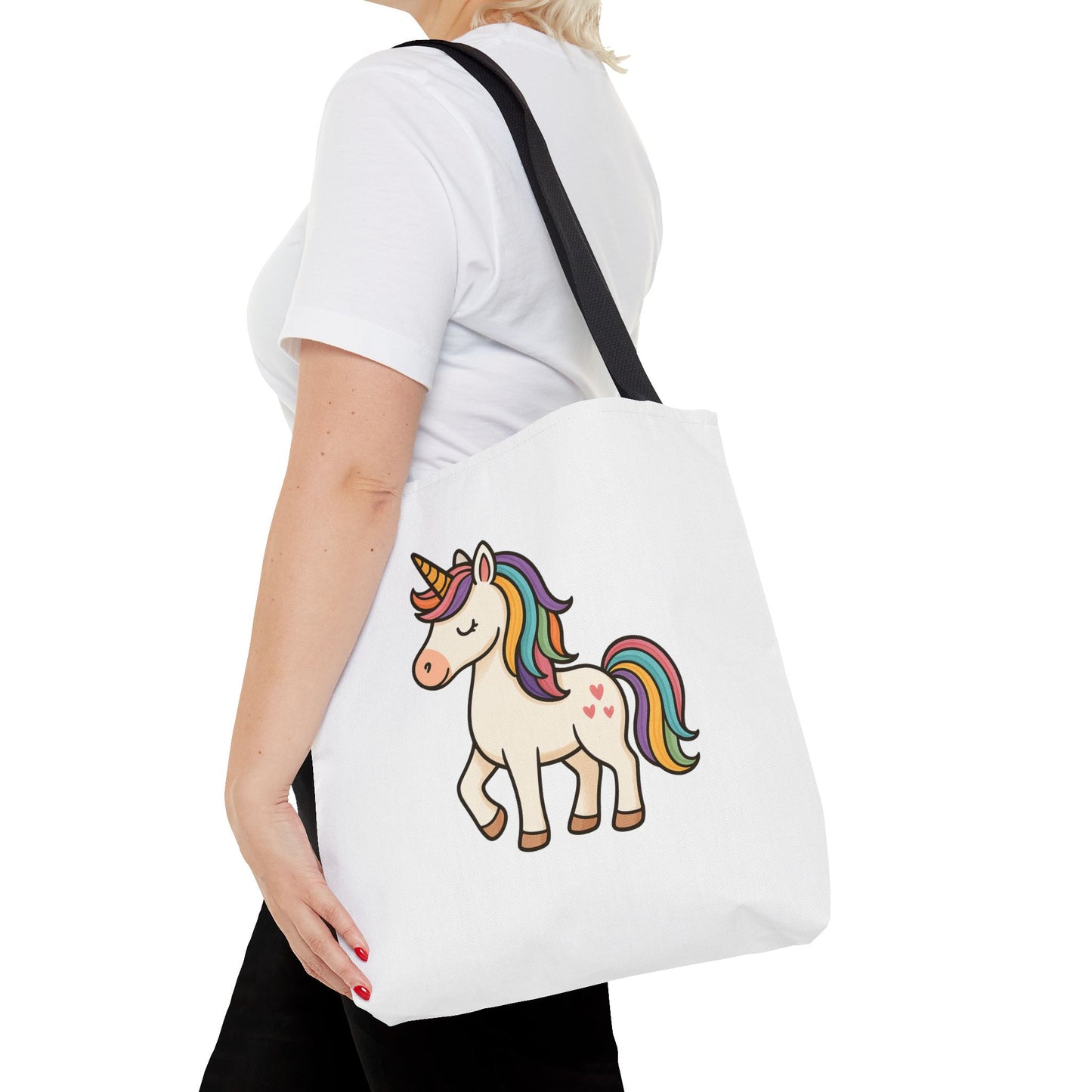 Whimsical Unicorn Tote Bag, Cute Daily Purse, Artsy Gift, Eco-Friendly Shopper, Fun Beach Bag, Magical Adventure Companion