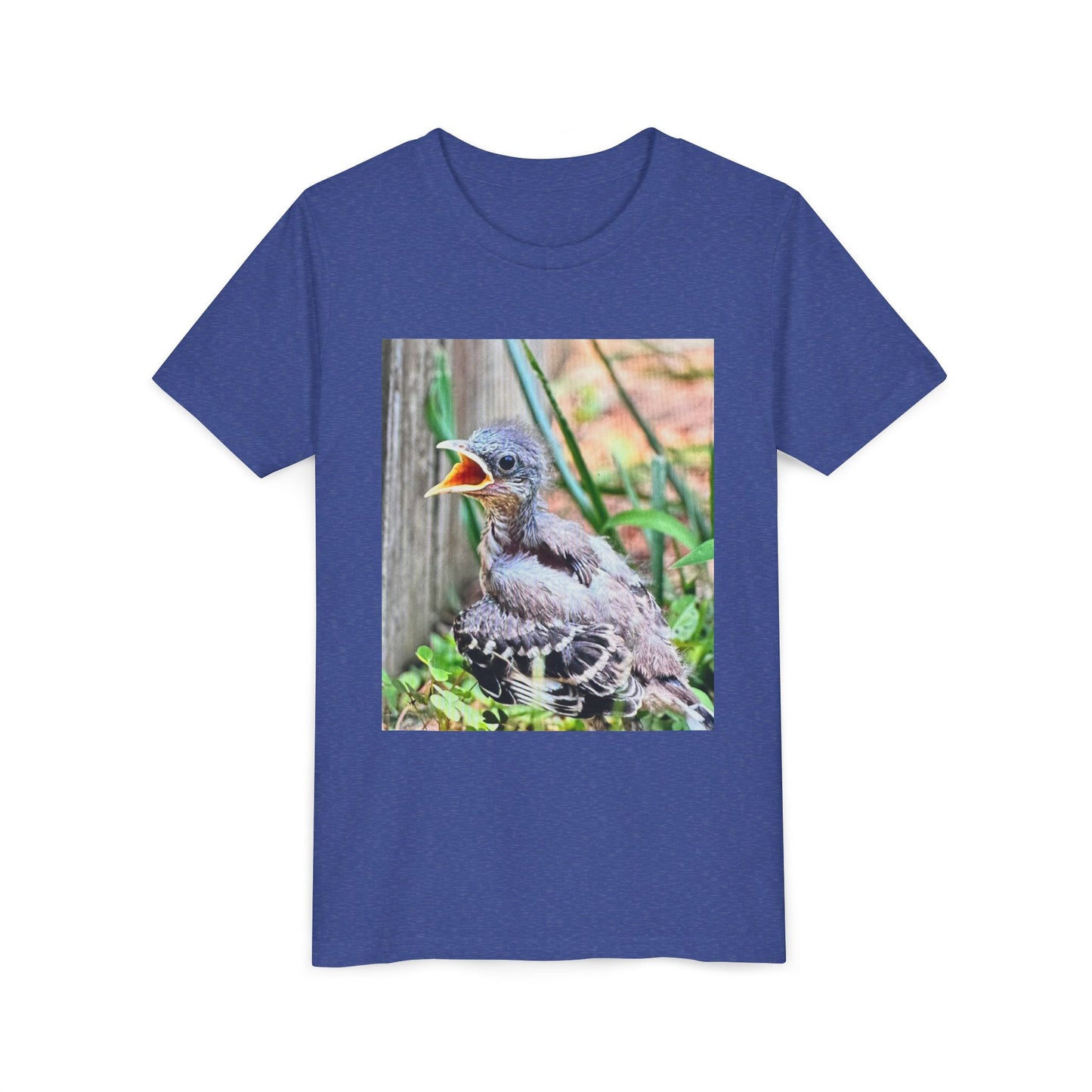 Youth Bird Graphic Tee - Cute Baby Bird T-Shirt, Nature Lovers Gift, Kids Apparel, Animal Tee, Spring Fashion, Eco-Friendly