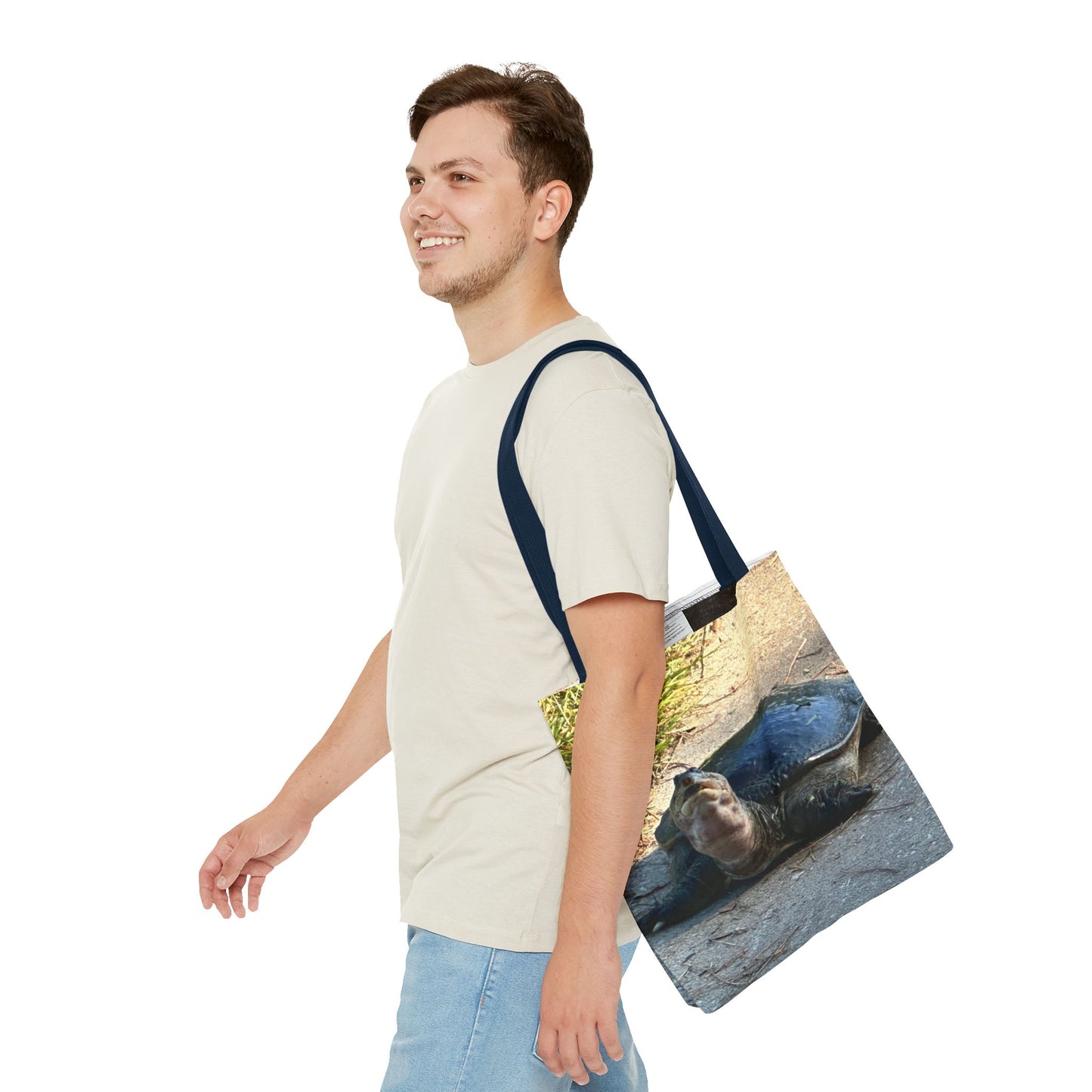 Cute Turtle Tote Bag - Eco-Friendly Beach Bag, Reusable Grocery Tote, Animal Lover Gift, Nature-Inspired Accessory, Perfect for Summer