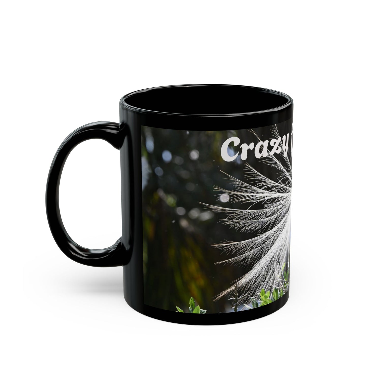 Copy of Crazy for Coffee Black Mug - Perfect Gift for Coffee Lovers, Home Office Decor, Birthday Present, Inspirational Cup