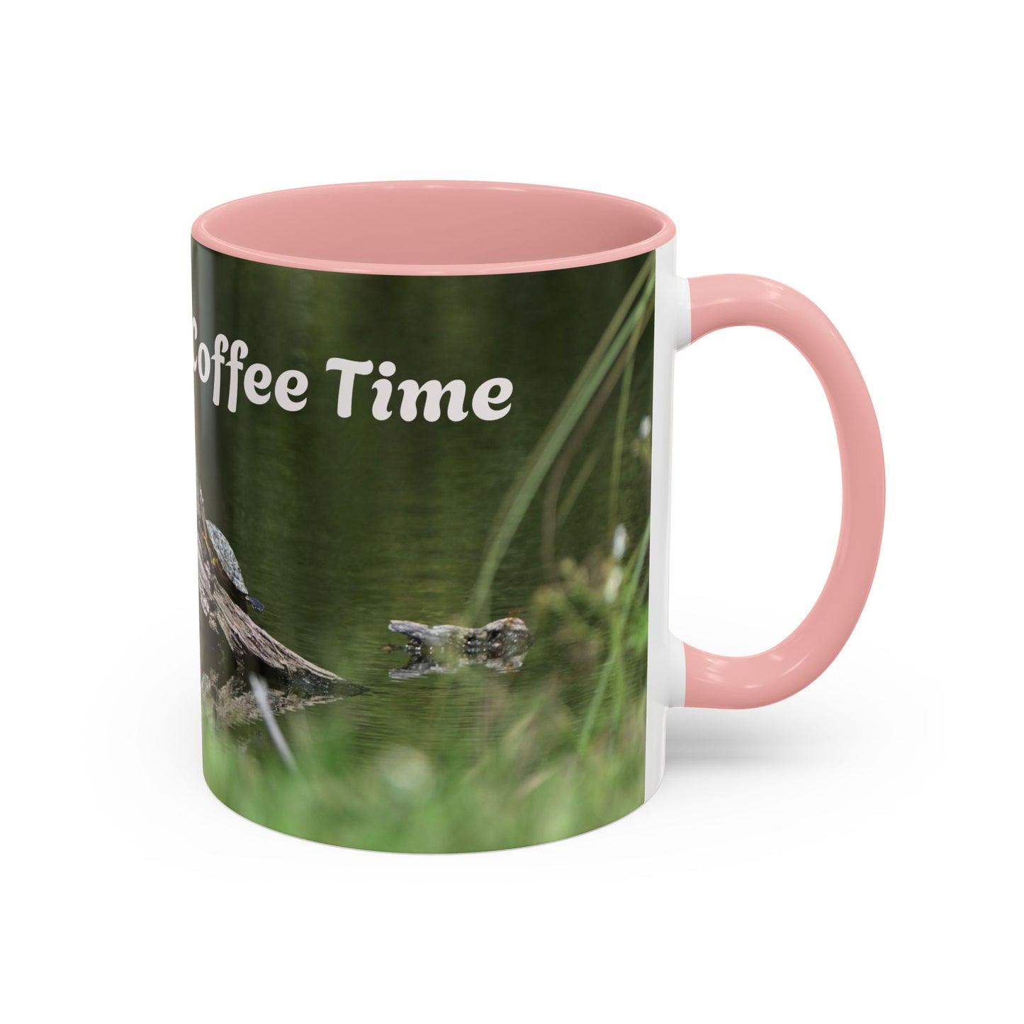 Nature-Inspired Coffee Mug with 'Coffee Time' Design - Perfect Gift for Nature Lovers