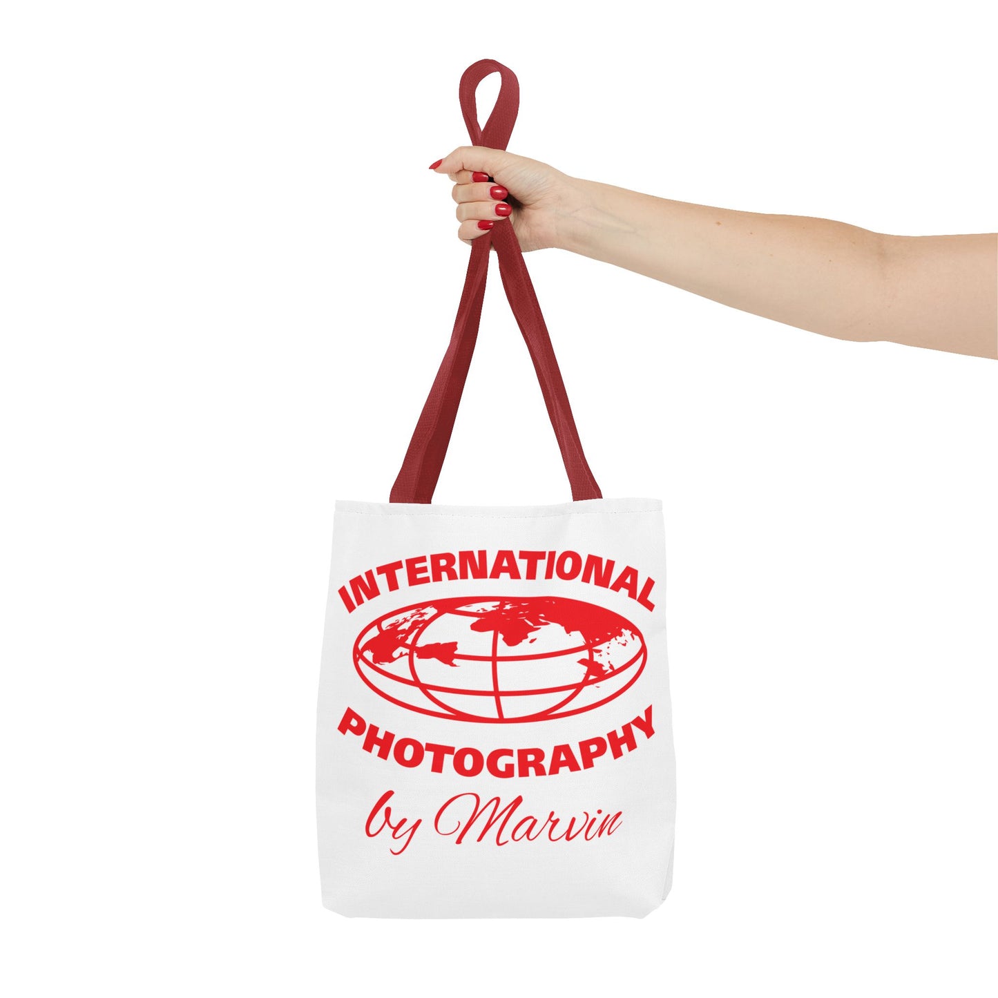 Photography Tote Bag with QR Code, Eco-Friendly Shopping Tote, Art Design Bag, Gift for Photographers, Customizable Travel Bag