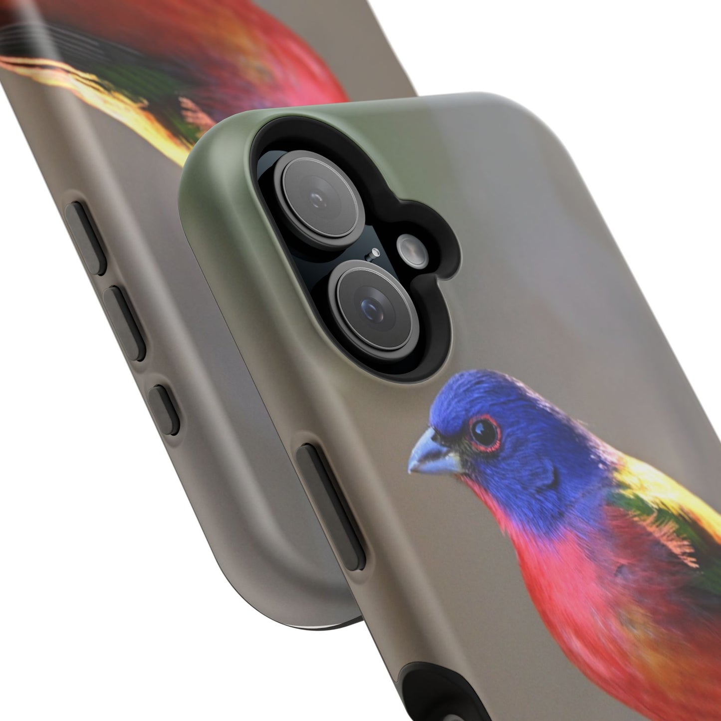 Colorful Bird Phone Case, Magnetic Tough Cases, Nature Lover Gift, Wildlife Phone Cover, Eco-Friendly Tech Accessories