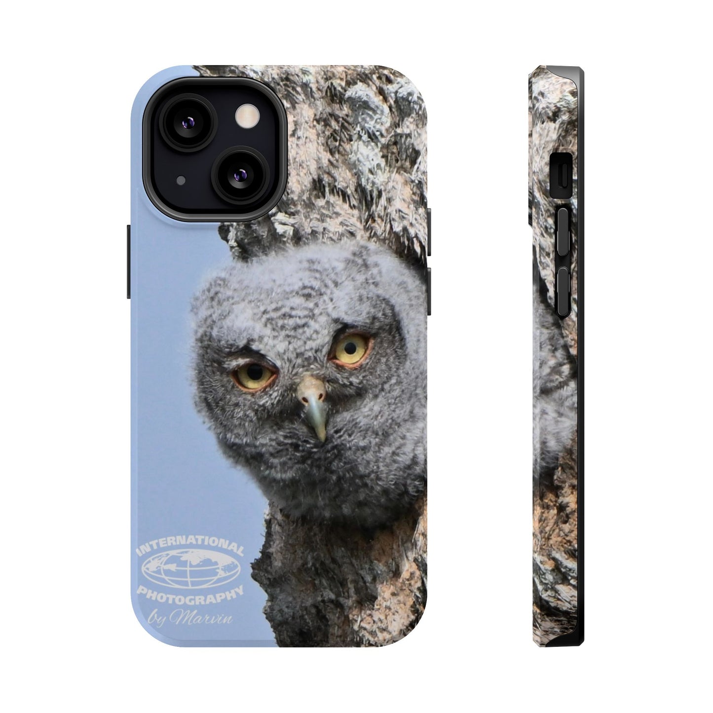 Owl Magnetic Tough Case, Wildlife Phone Case, Nature Lover Gift, Eco-Friendly Phone Cover, Customizable Phone Accessory