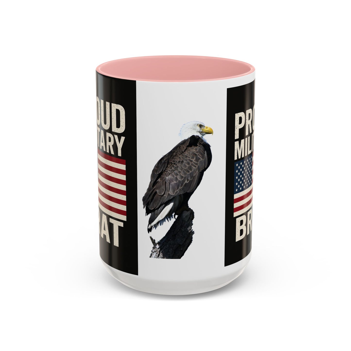 Proud Military Brat Coffee Mug, Veteran Appreciation Gift, Military Family Mug, USA Pride, Father's Day Gift, Patriotic Drinkware