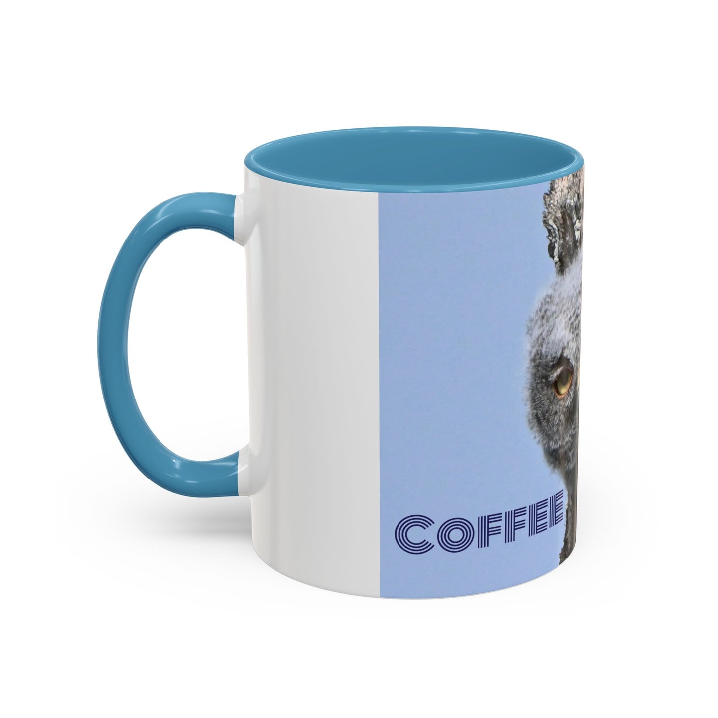 Accent Coffee Mug with Owl Design, Perfect Gift for Coffee Lovers, Home Office Decor, Nature Enthusiast Gift, Animal Lover Mug