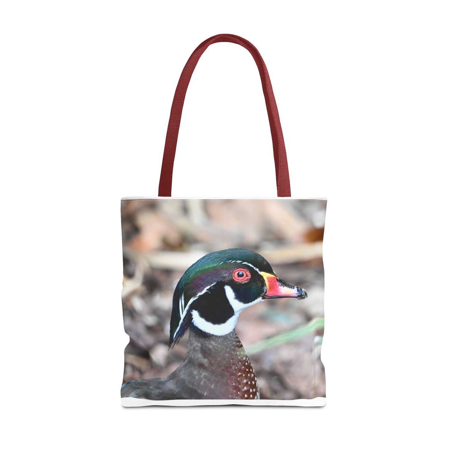 Wood Duck Tote Bag, Nature Lover Eco-Friendly Tote, Gift for Bird Enthusiasts, Stylish Reusable Shopping Bag, Photography Art Bag
