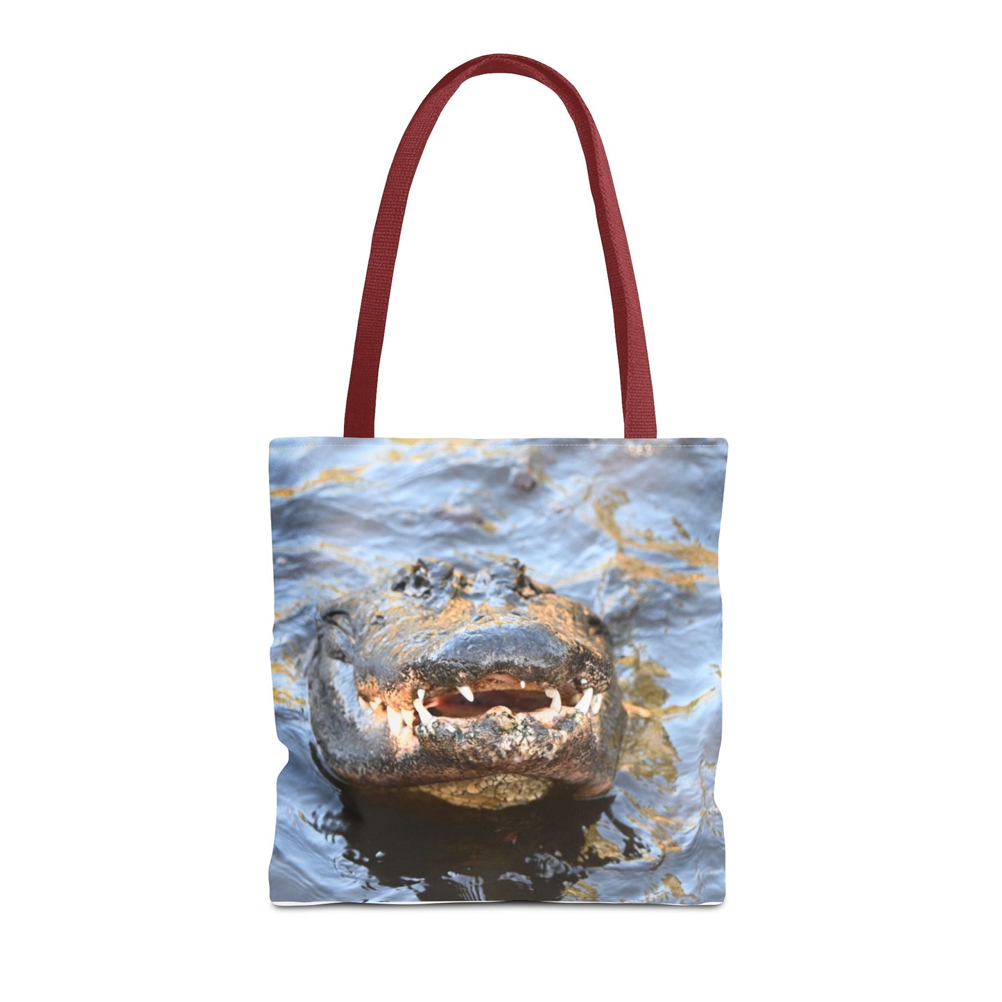 Alligator Print Tote Bag, Eco-Friendly Shopping Bag, Wildlife Lover Gift, Summer Essential, Beach Tote, Animal Lover Accessories
