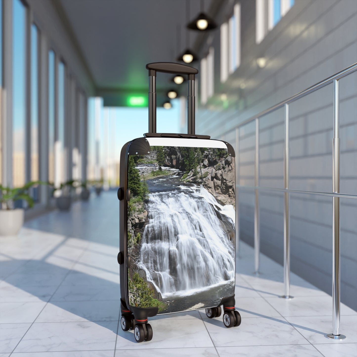 Beautiful Waterfall Print Suitcase - Travel Luggage for Nature Lovers, Adventure Gear, Stylish Carry-On, Gift for Travelers, Vacation Essentials