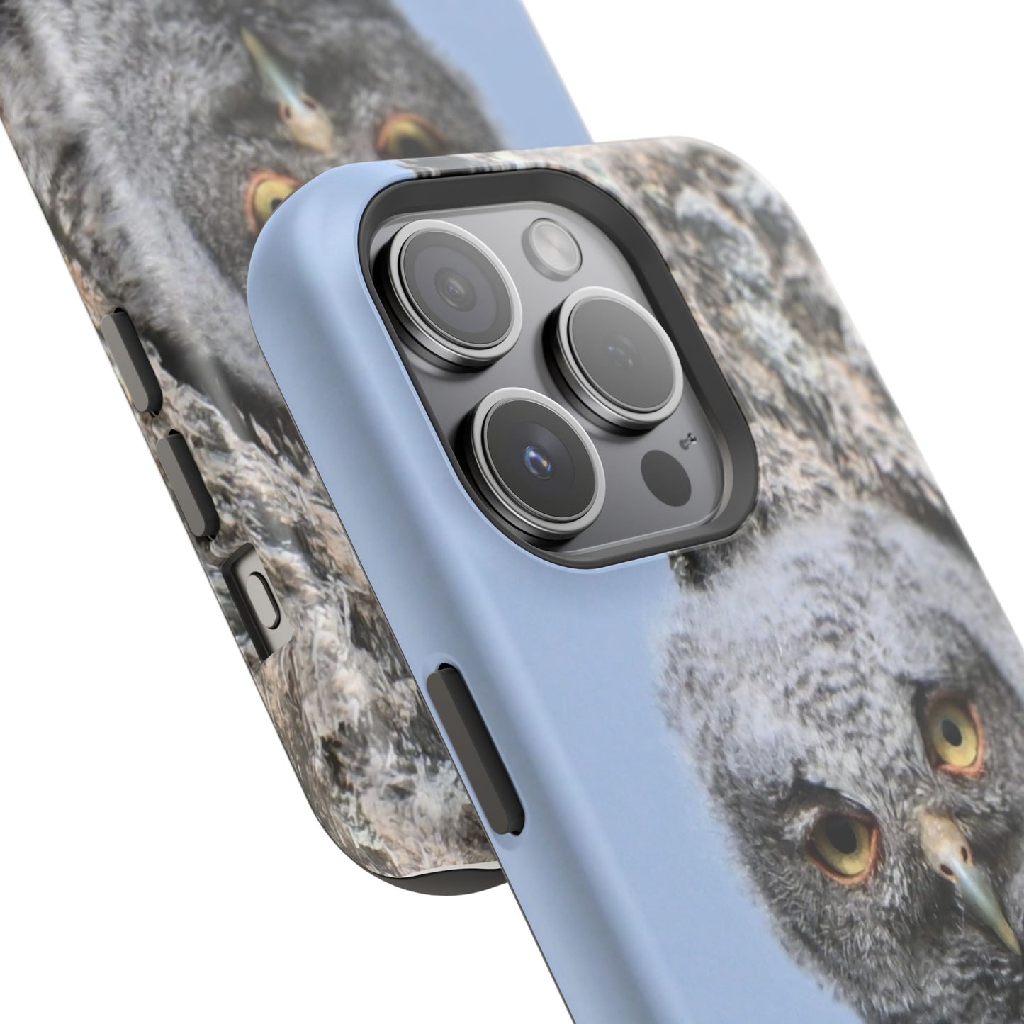 Owl Magnetic Tough Case, Wildlife Phone Case, Nature Lover Gift, Eco-Friendly Phone Cover, Customizable Phone Accessory