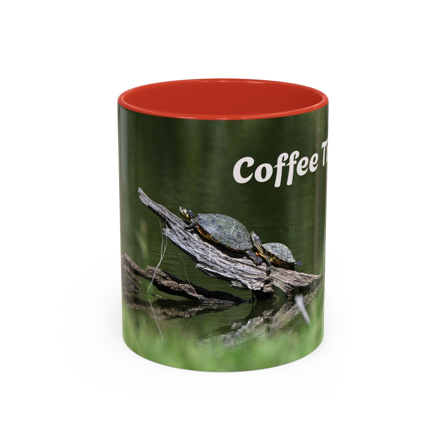Nature-Inspired Coffee Mug with 'Coffee Time' Design - Perfect Gift for Nature Lovers