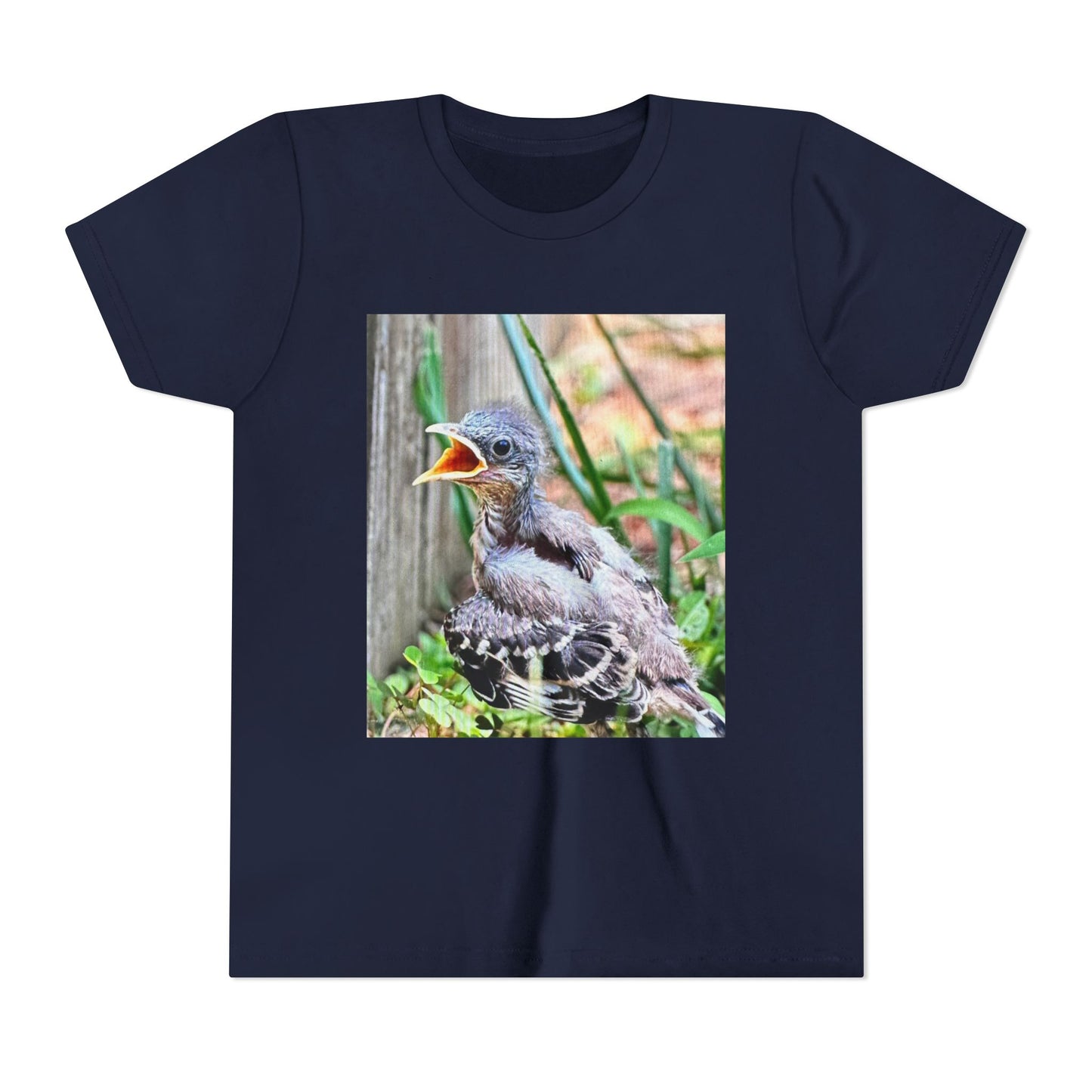 Youth Bird Graphic Tee - Cute Baby Bird T-Shirt, Nature Lovers Gift, Kids Apparel, Animal Tee, Spring Fashion, Eco-Friendly