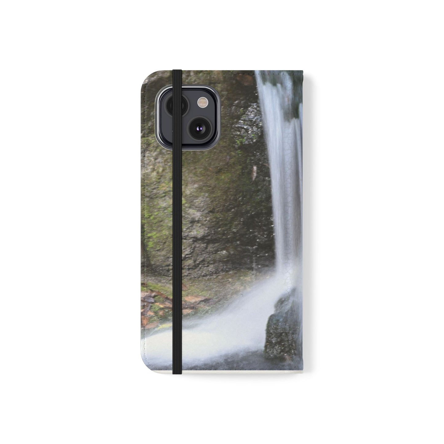 Scenic Waterfall Flip Case, Nature Phone Wallet, Eco-Friendly Phone Accessory, Gift for Nature Lovers, Travel Must-Have