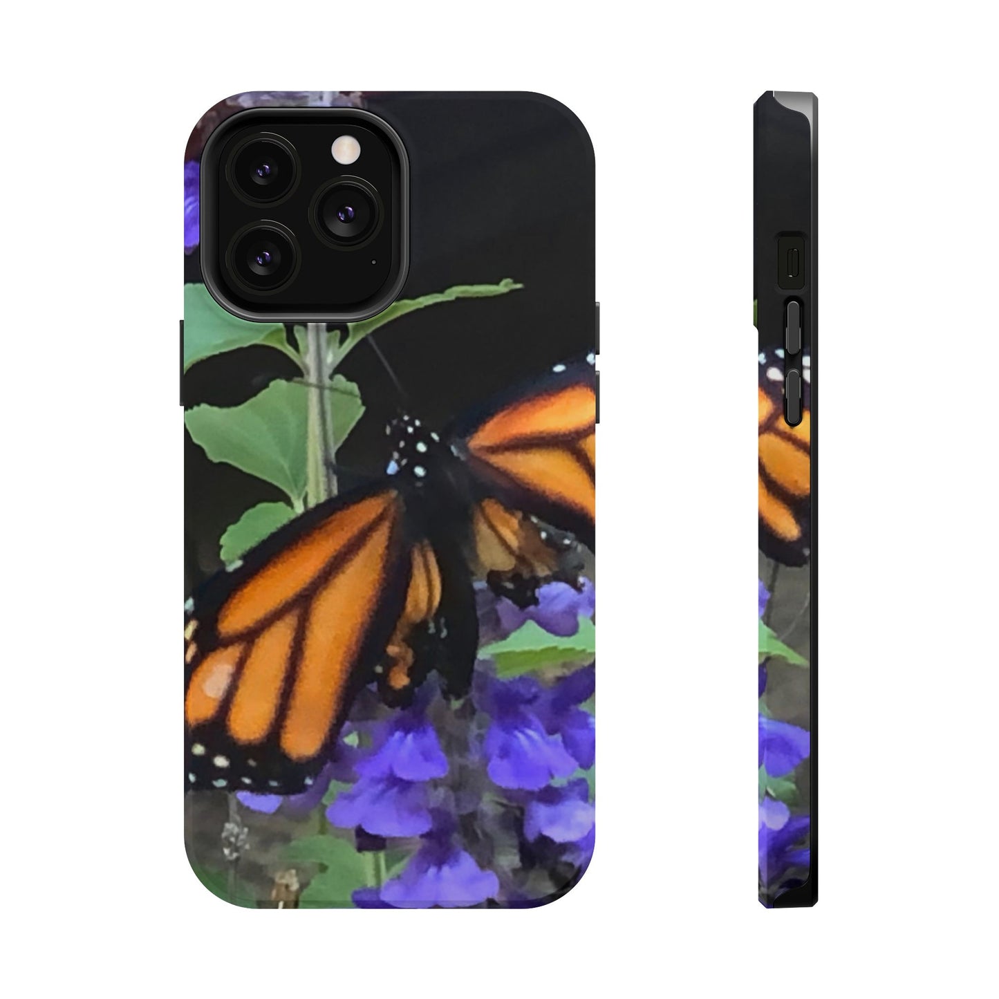 Butterfly Floral Magnetic Tough Cases, Nature Phone Cases, Gift for Nature Lovers, Eco-Friendly Cell Phone Case, Unique Smartphone Accessory