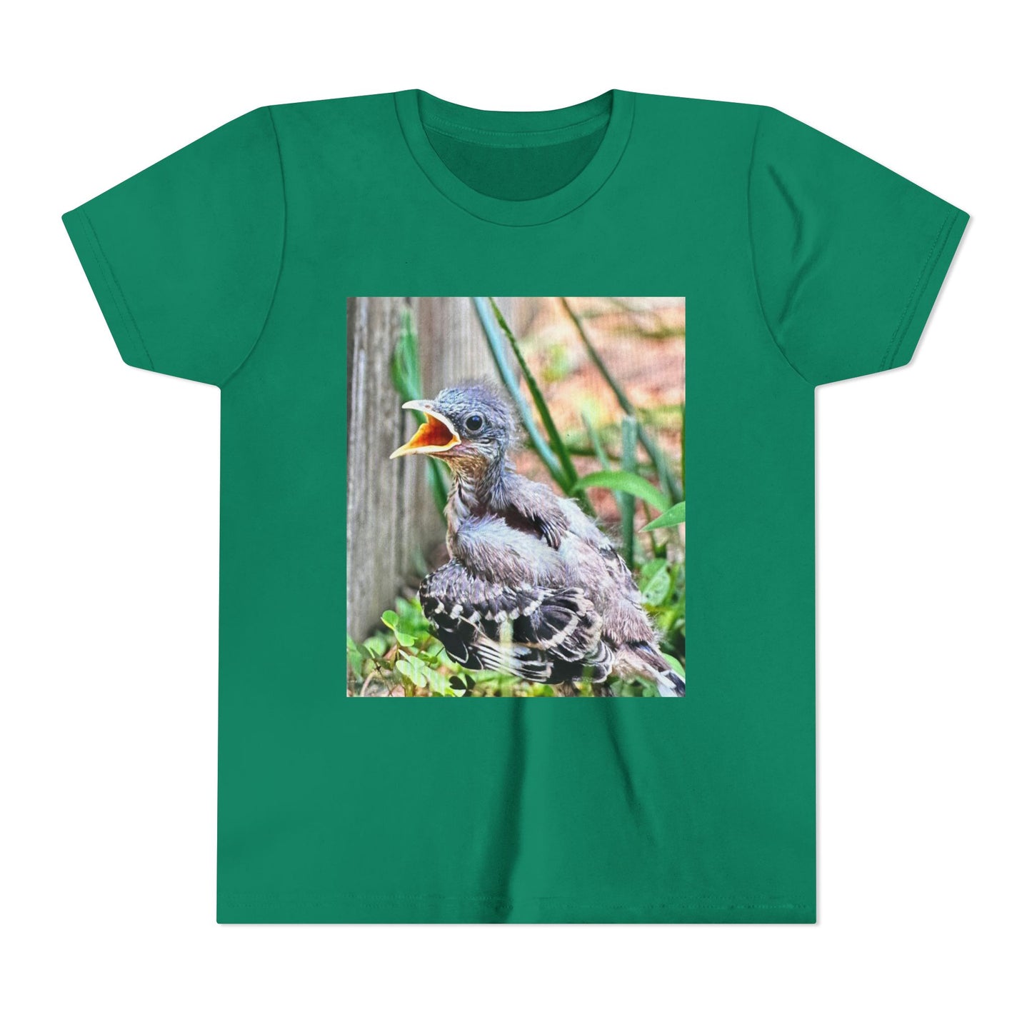 Youth Bird Graphic Tee - Cute Baby Bird T-Shirt, Nature Lovers Gift, Kids Apparel, Animal Tee, Spring Fashion, Eco-Friendly