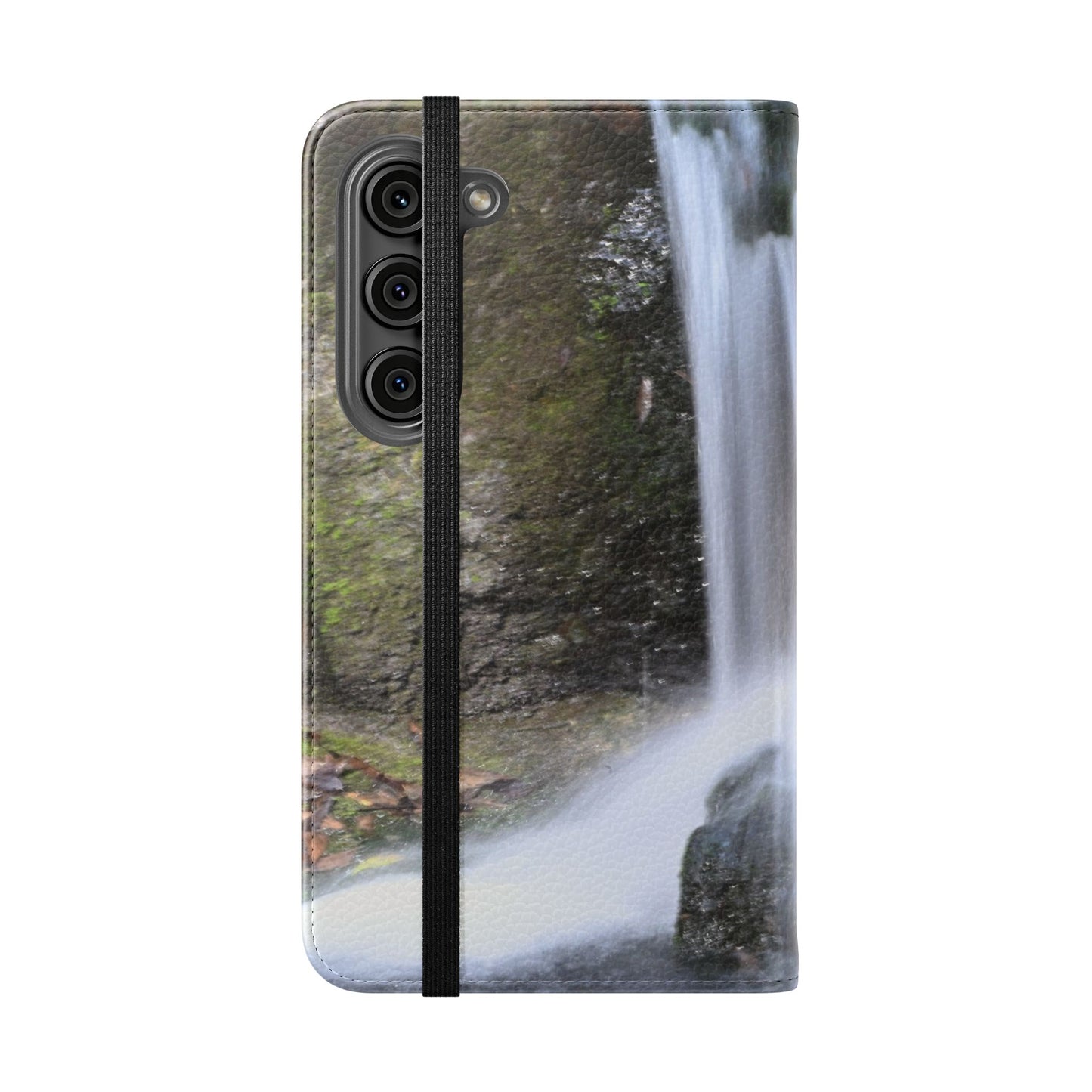 Scenic Waterfall Flip Case, Nature Phone Wallet, Eco-Friendly Phone Accessory, Gift for Nature Lovers, Travel Must-Have