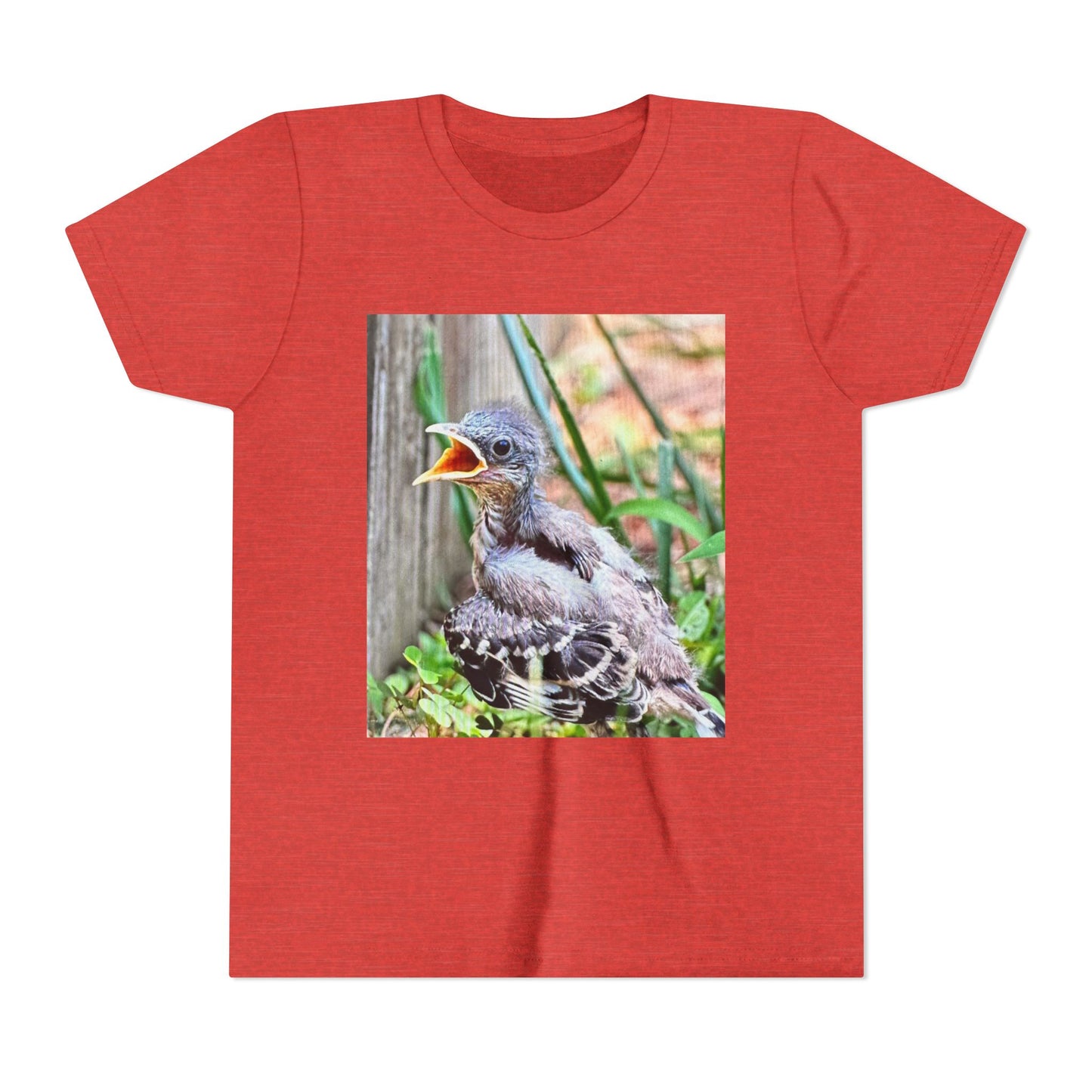 Youth Bird Graphic Tee - Cute Baby Bird T-Shirt, Nature Lovers Gift, Kids Apparel, Animal Tee, Spring Fashion, Eco-Friendly