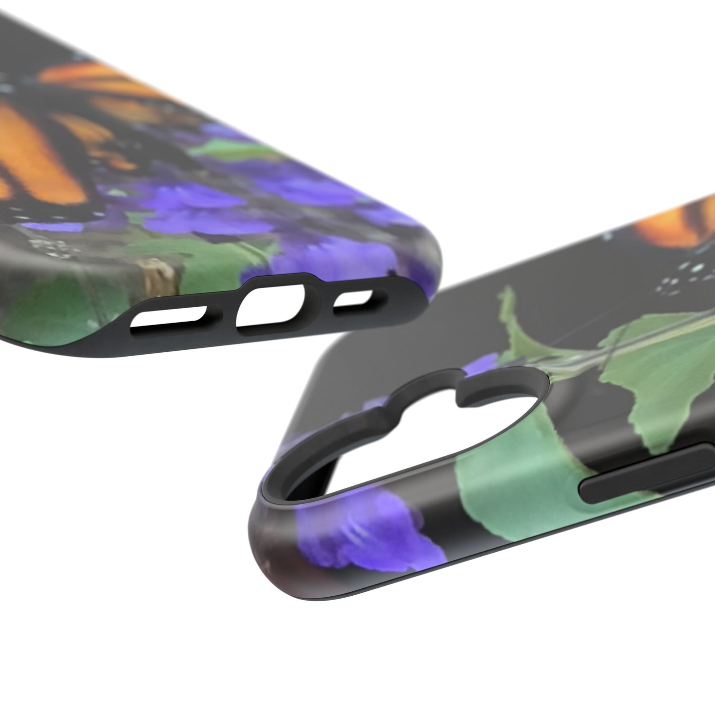 Butterfly Floral Magnetic Tough Cases, Nature Phone Cases, Gift for Nature Lovers, Eco-Friendly Cell Phone Case, Unique Smartphone Accessory