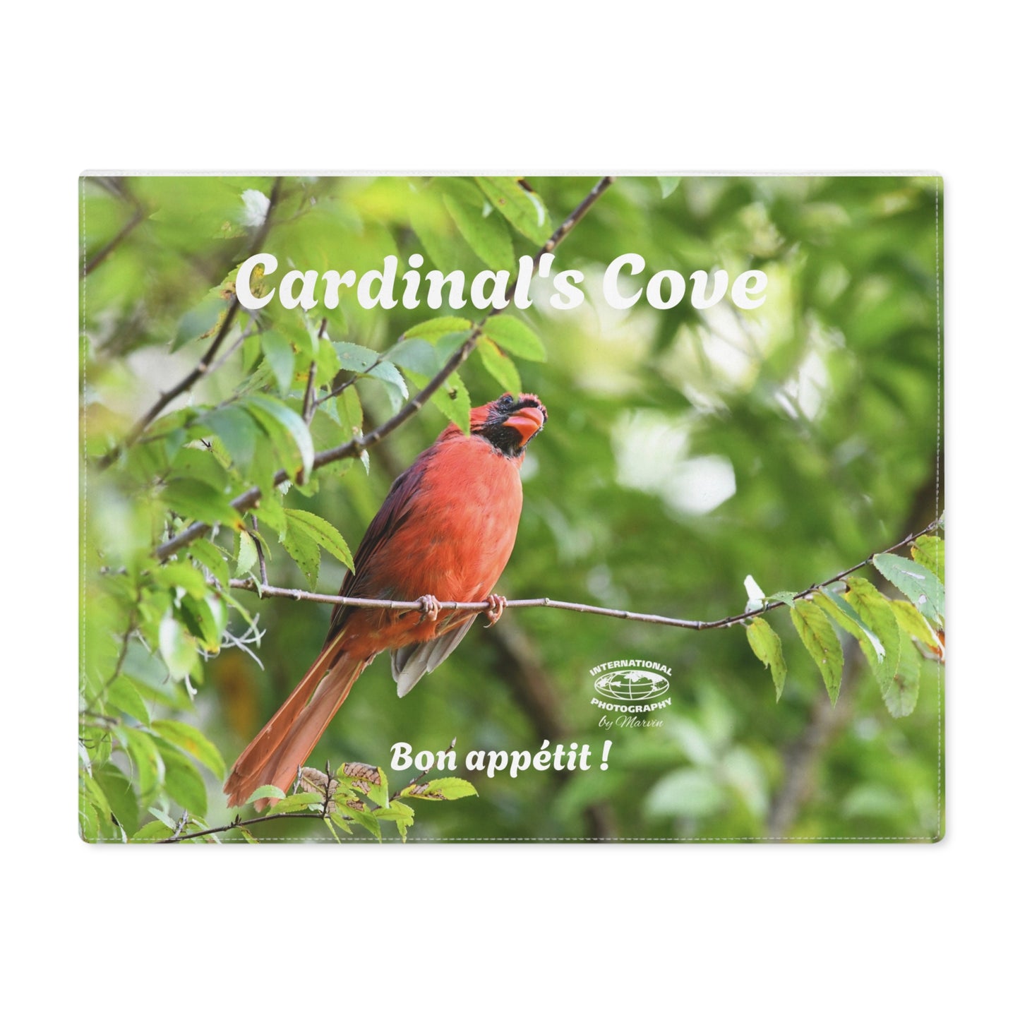 Beautiful Cardinal Placemat, Elegant Dining Decor, Bird Lover Gift, Table Setting, Perfect for Everyday Use, Home Kitchen Decor