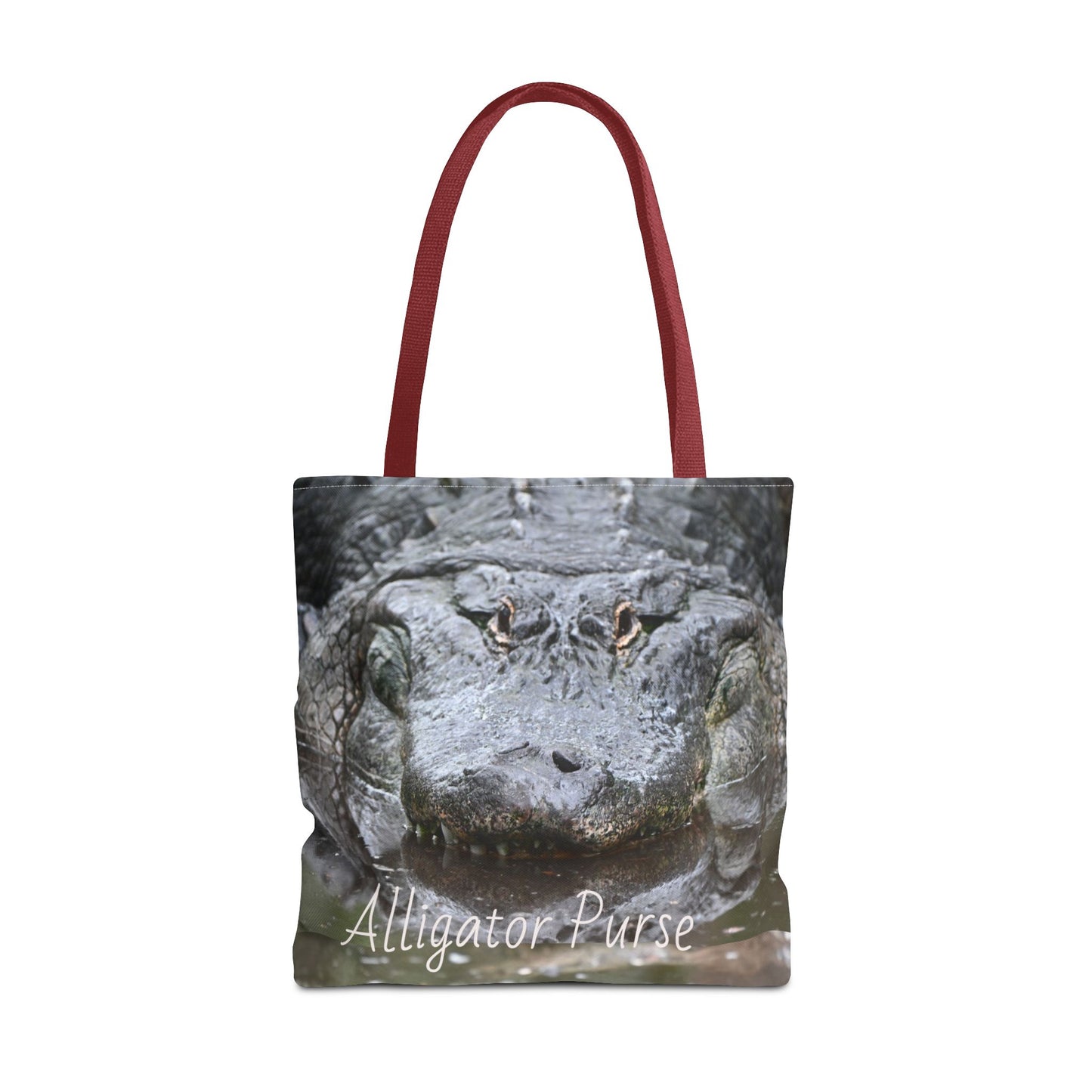 Alligator Print Tote Bag, Wildlife Lover Gift, Eco-Friendly Bag, Beach Tote, Animal Lovers' Accessory, Unique Alligator Purse
