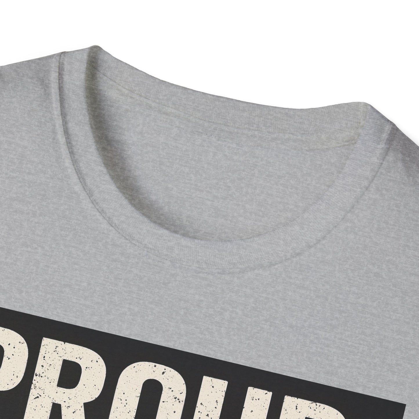 Proud Military Brat T-Shirt, Unisex Softstyle Tee, Patriotic Gift, Military Family Apparel, Comfortable Casual Wear, Support Our Troops