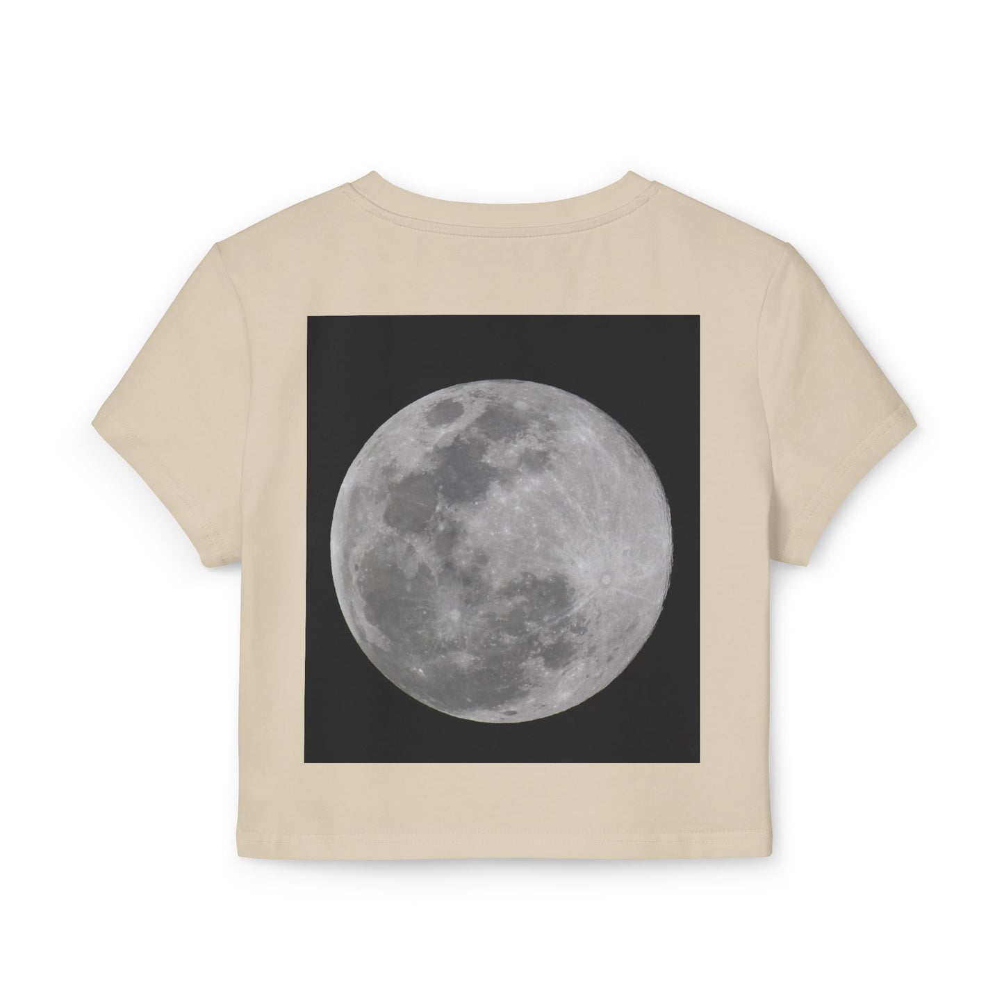 Moon Phase Women's Baby Tee, Cute Astronomy Shirt, Casual Summer Top, Gift for Nature Lovers, Lunar Design Tee