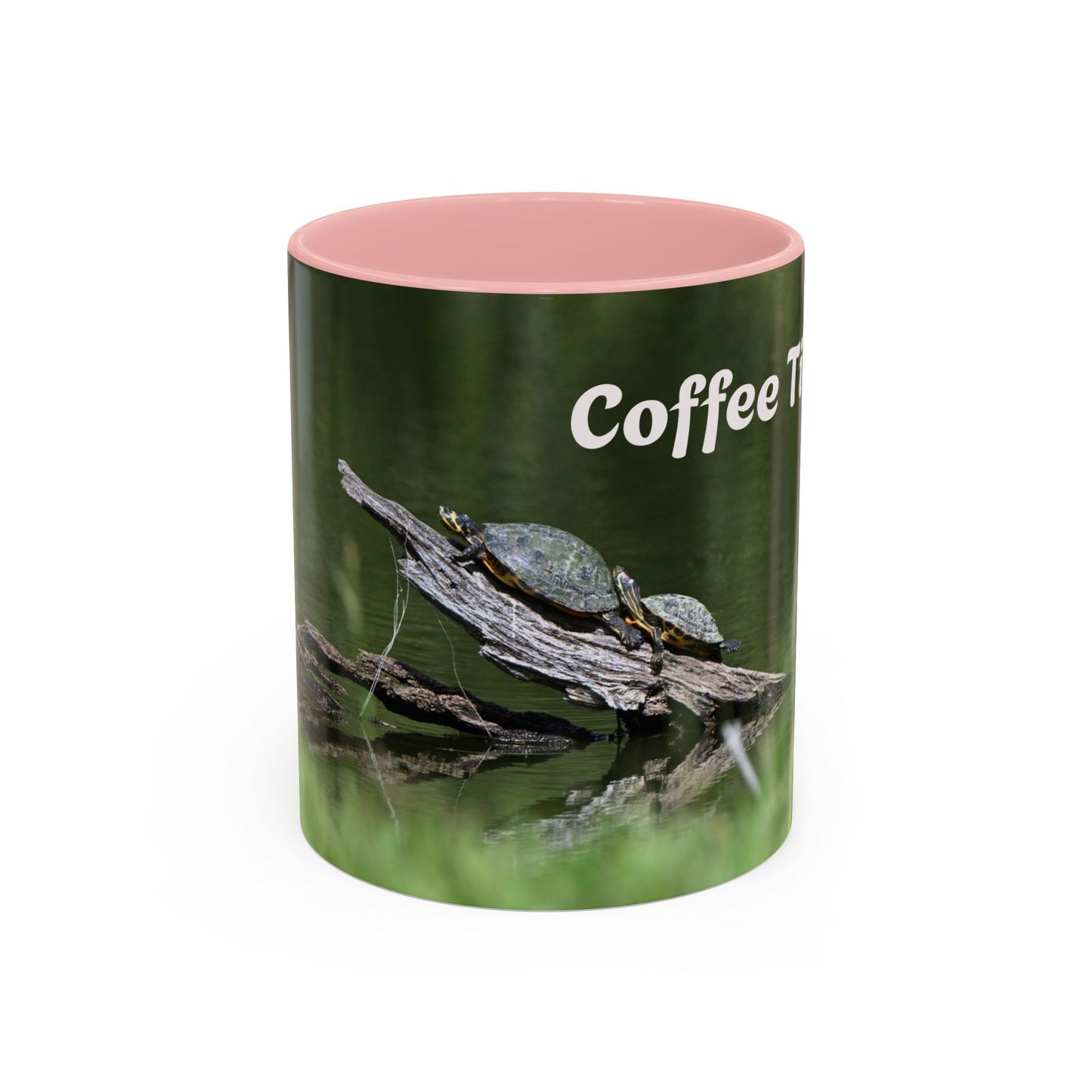 Nature-Inspired Coffee Mug with 'Coffee Time' Design - Perfect Gift for Nature Lovers