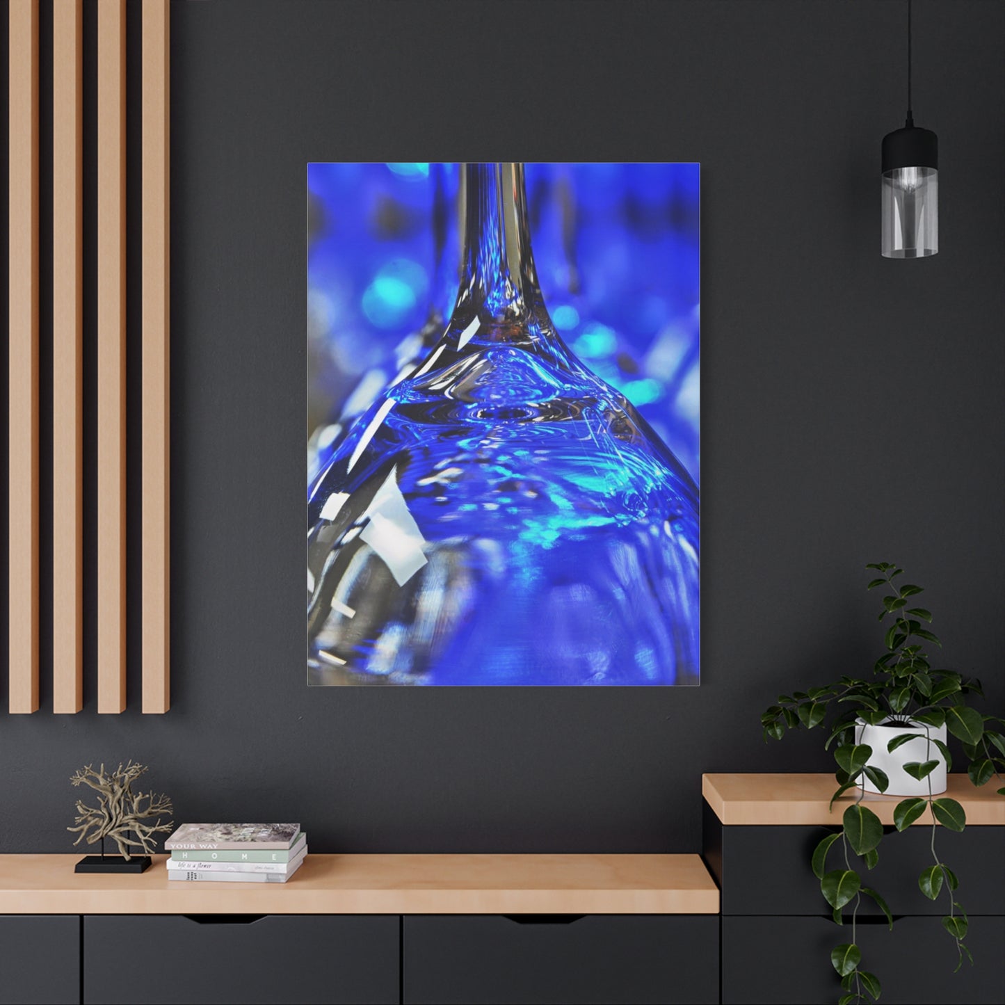Blue Reflection Canvas Art Print
