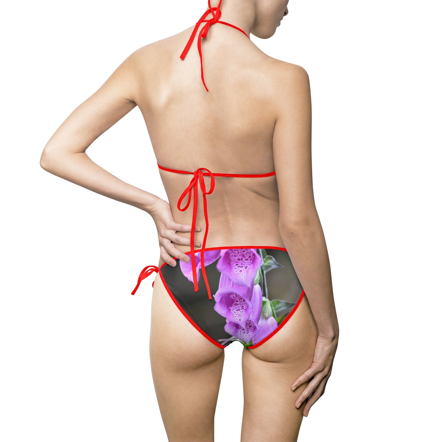 Floral Women's Bikini Swimsuit, Tropical Swimwear, Beach Holiday Essentials, Summer Fashion, Pool Party Must-Have