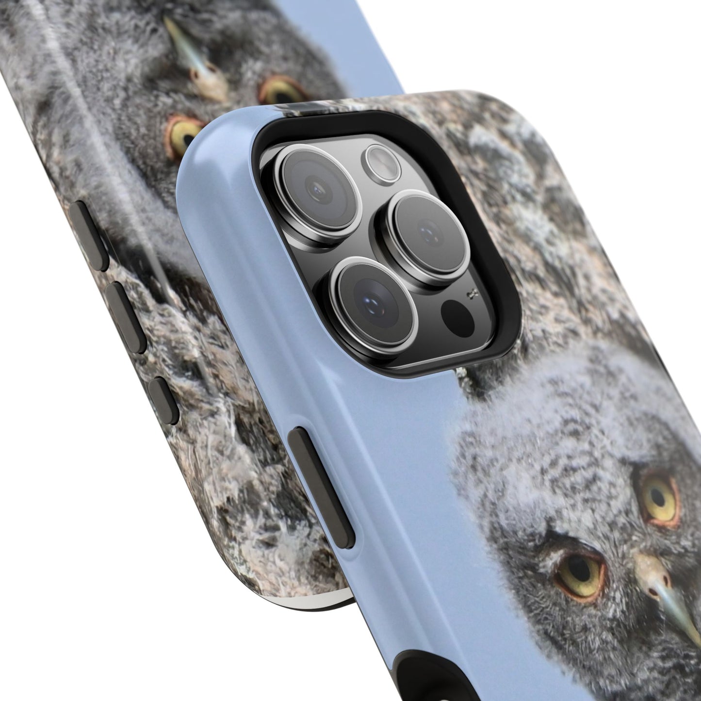 Owl Magnetic Tough Case, Wildlife Phone Case, Nature Lover Gift, Eco-Friendly Phone Cover, Customizable Phone Accessory