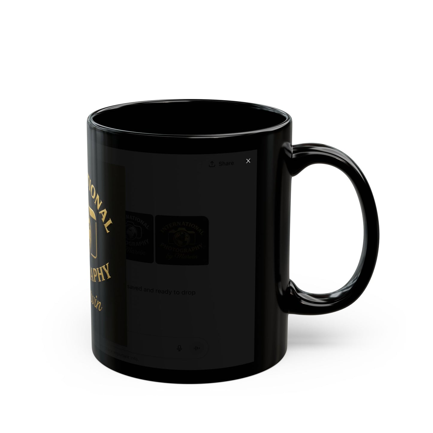 Photography Enthusiast Black Mug - Perfect Gift for Photographers, Coffee Lovers, Personal Use, International Photography Theme
