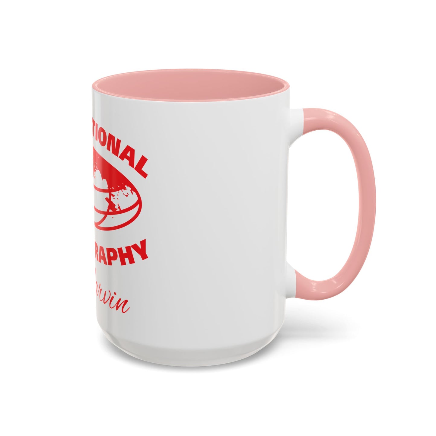 International Photography Accent Mug - Unique Coffee Mug, Gift for Photographers, Travel Mug, Artsy Gifts, Photography Lovers