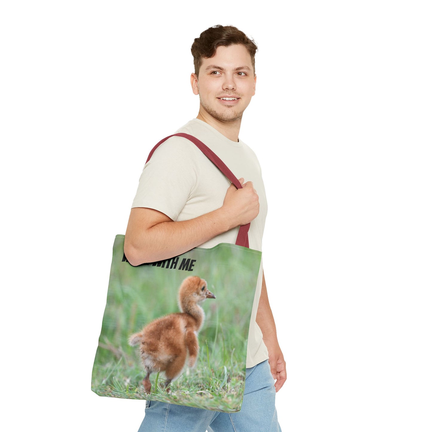 Adorable Chick Tote Bag - Perfect for Bird Lovers, Casual Outings, Eco-Friendly Shopping, Gift for Nature Enthusiasts, Spring Celebrations