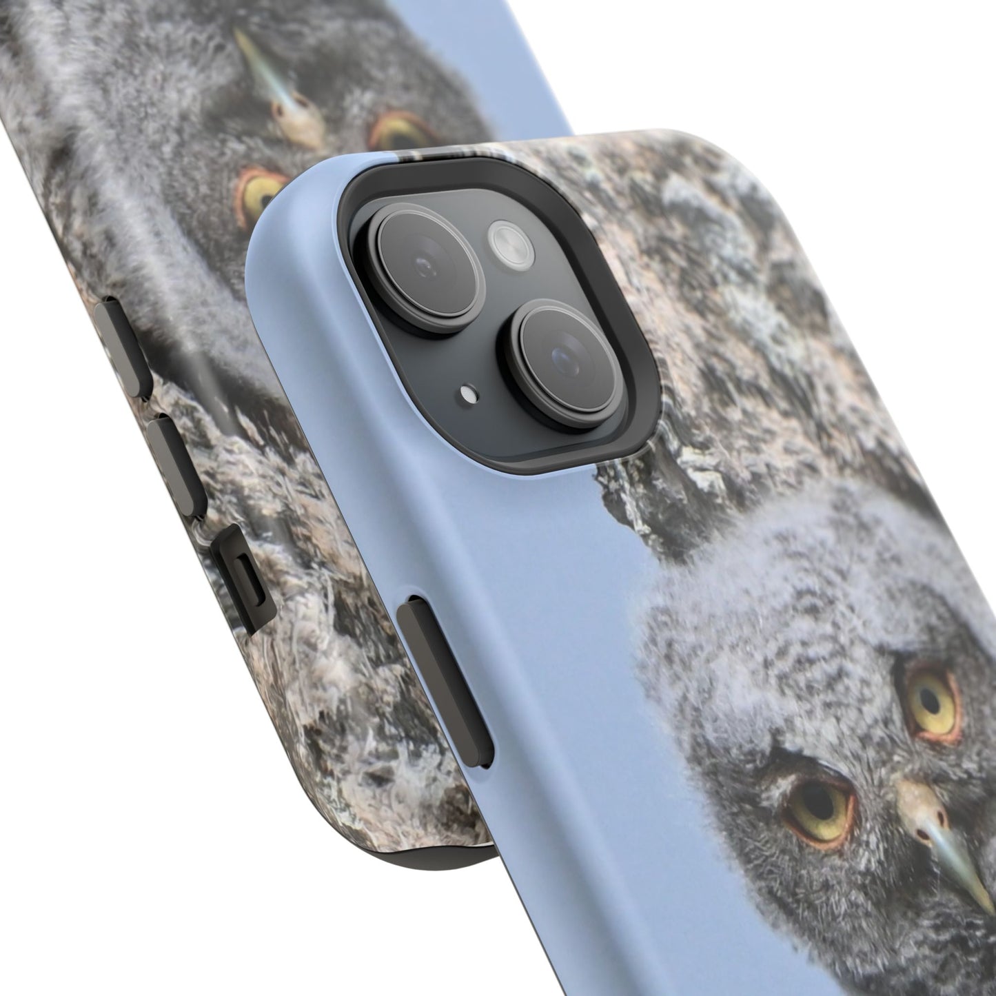 Owl Magnetic Tough Case, Wildlife Phone Case, Nature Lover Gift, Eco-Friendly Phone Cover, Customizable Phone Accessory