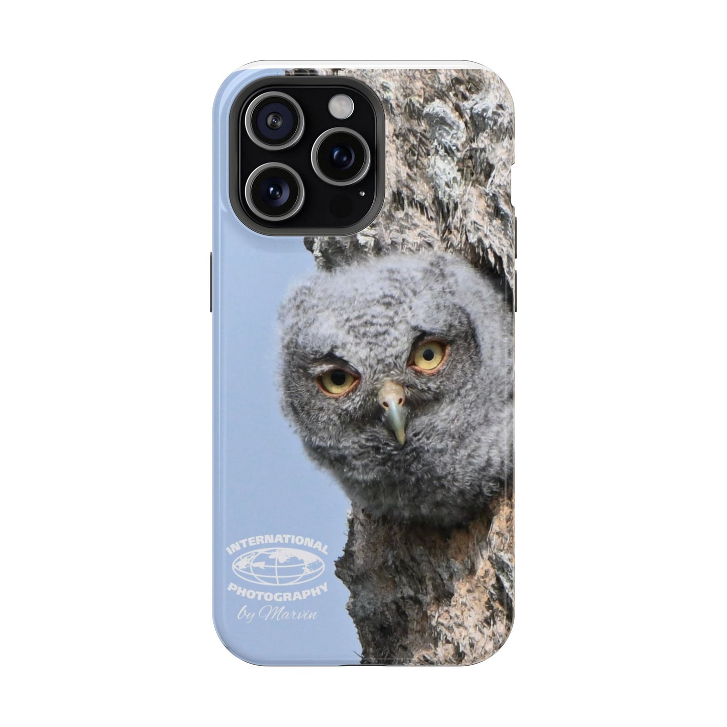 Owl Magnetic Tough Case, Wildlife Phone Case, Nature Lover Gift, Eco-Friendly Phone Cover, Customizable Phone Accessory