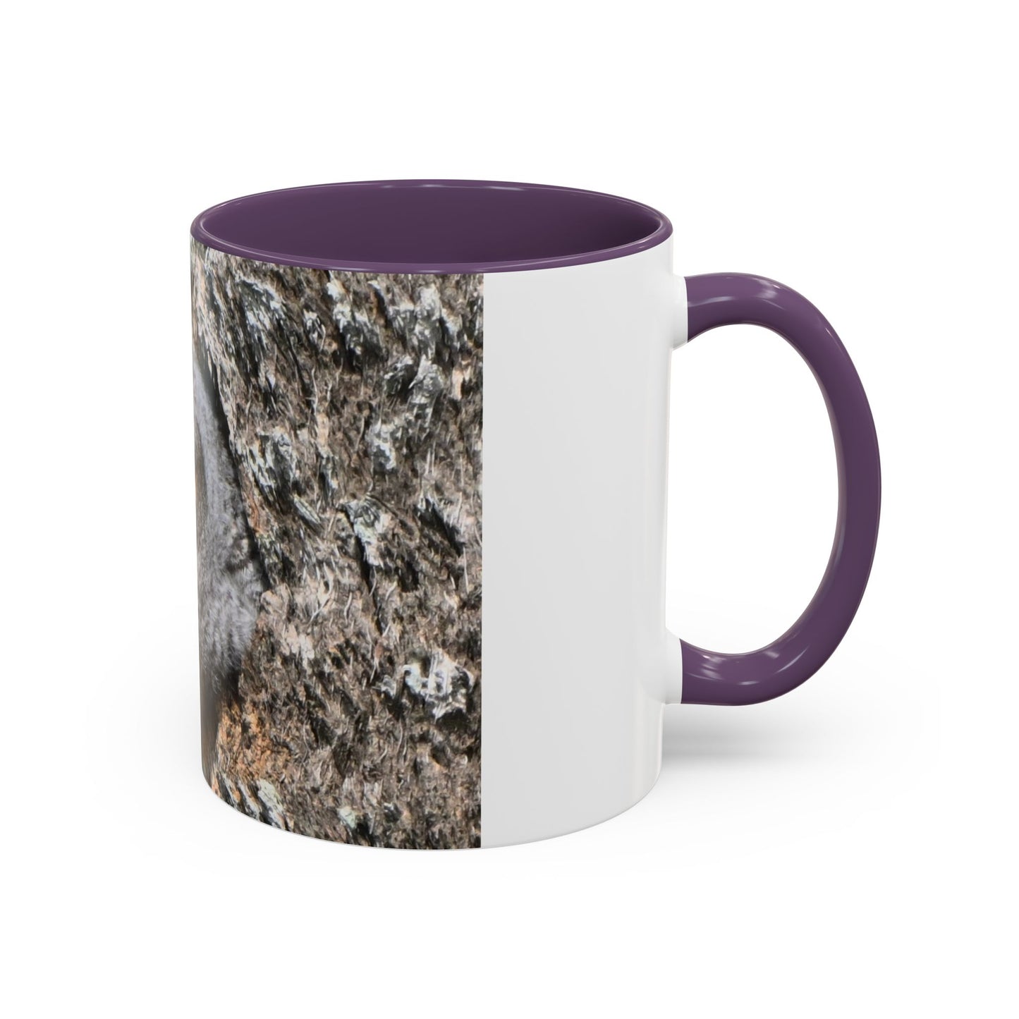 Accent Coffee Mug with Owl Design, Perfect Gift for Coffee Lovers, Home Office Decor, Nature Enthusiast Gift, Animal Lover Mug