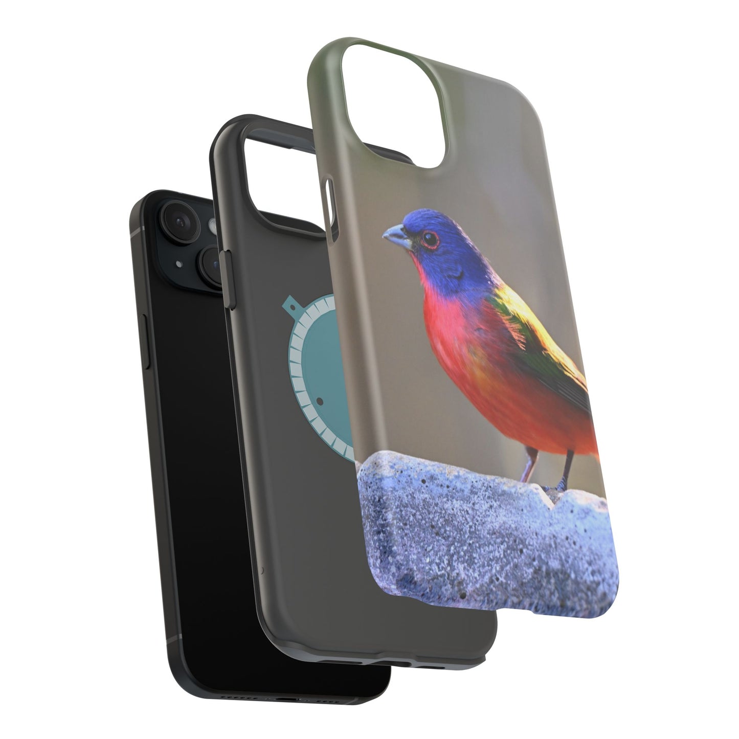 Colorful Bird Phone Case, Magnetic Tough Cases, Nature Lover Gift, Wildlife Phone Cover, Eco-Friendly Tech Accessories