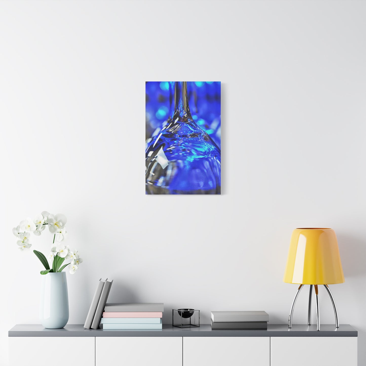 Blue Reflection Canvas Art Print